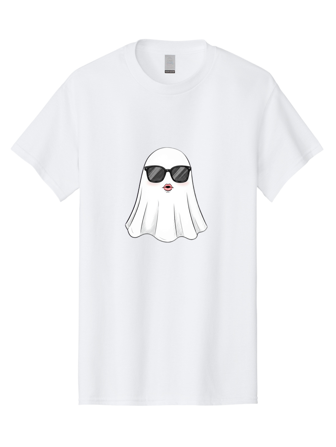 Ghost-Sunglasses-2 Men'S Graphic Tee, 100% Cotton, Comfortable Casual Summer Wear, Machine Washable, Vintage Camera, Old Camera, Antique Camera, Black Camera, Classic Photography, Photography Equipment, Nostalgic Device, Film Camera, Bak669