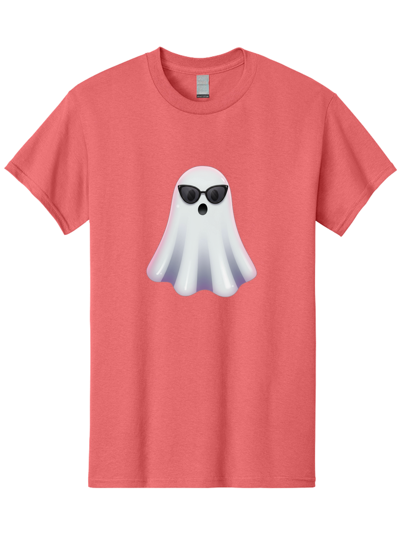 Ghost-Wearing-Sunglasses-1 Men'S Graphic Tee, 100% Cotton, Comfortable Casual Summer Wear, Machine Washable, Vintage Camera, Old Camera, Antique Camera, Black Camera, Classic Photography, Photography Equipment, Nostalgic Device, Film Camera, Bak673