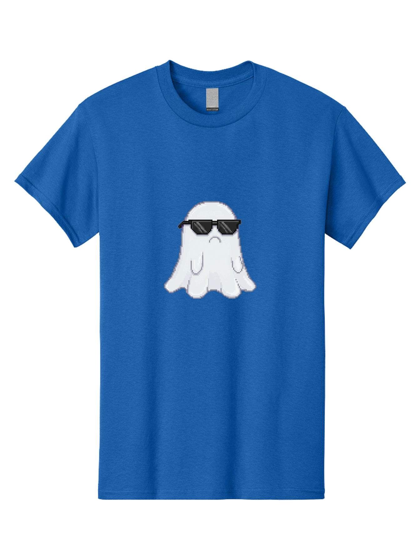 Ghost-Wearing-Sunglasses-4 Men'S Graphic Tee, 100% Cotton, Comfortable Casual Summer Wear, Machine Washable, Vintage Camera, Old Camera, Antique Camera, Black Camera, Classic Photography, Photography Equipment, Nostalgic Device, Film Camera, Bak676