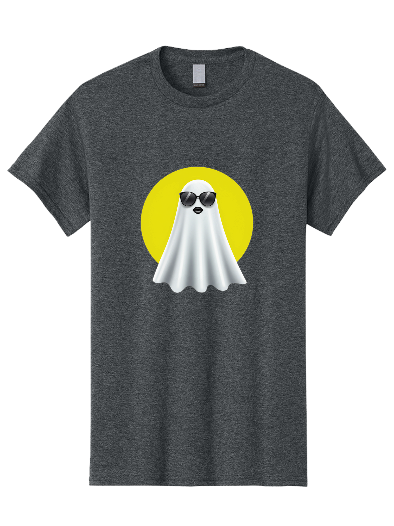Ghost-With-Sunglasses-3 Men'S Graphic Tee, 100% Cotton, Comfortable Casual Summer Wear, Machine Washable, Vintage Camera, Old Camera, Antique Camera, Black Camera, Classic Photography, Photography Equipment, Nostalgic Device, Film Camera, Bak681