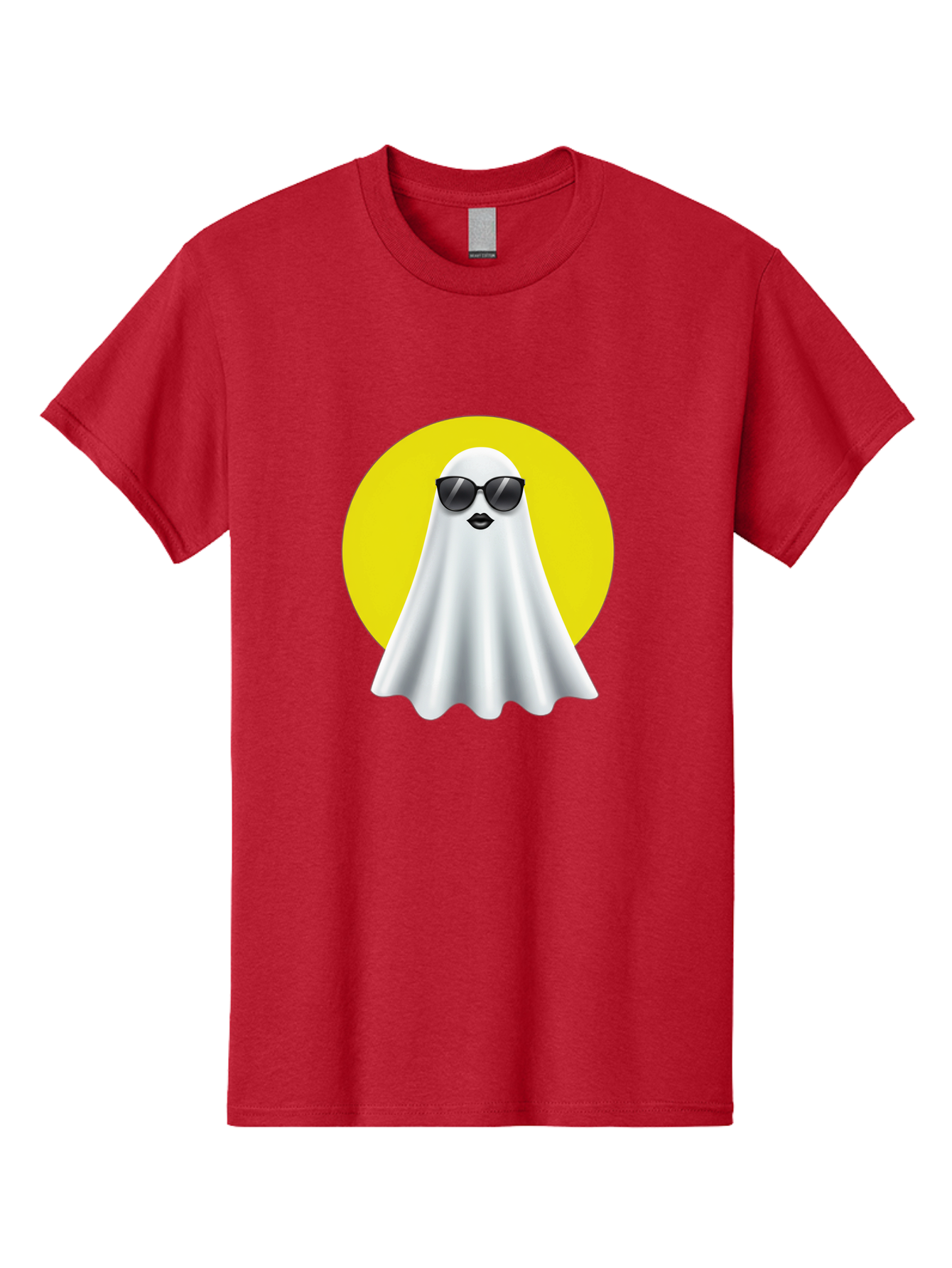 Ghost-With-Sunglasses-3 Men'S Graphic Tee, 100% Cotton, Comfortable Casual Summer Wear, Machine Washable, Vintage Camera, Old Camera, Antique Camera, Black Camera, Classic Photography, Photography Equipment, Nostalgic Device, Film Camera, Bak681