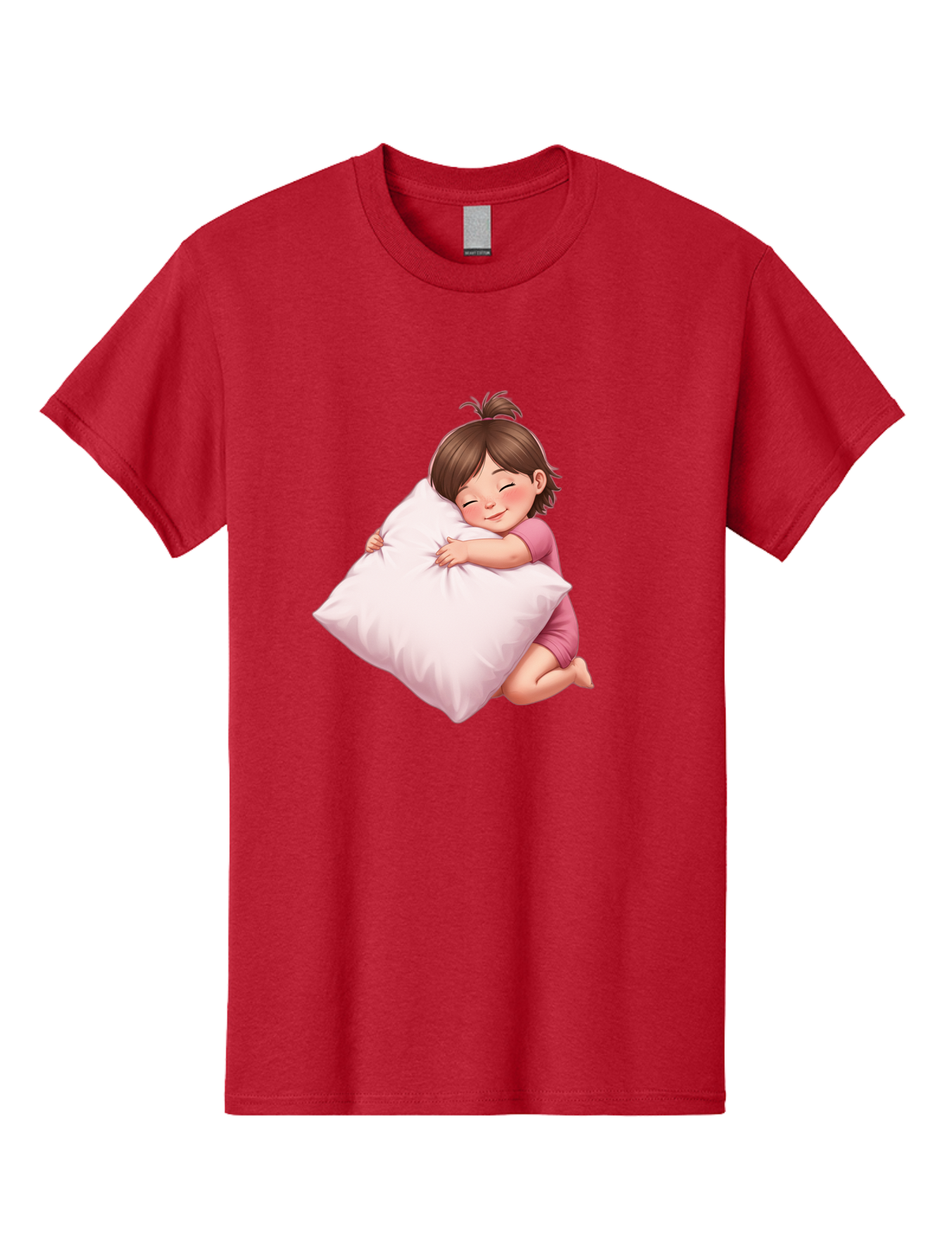 Girl-Hugging-Pillow-1 Men'S Graphic Tee, 100% Cotton, Comfortable Casual Summer Wear, Machine Washable, Vintage Camera, Old Camera, Antique Camera, Black Camera, Classic Photography, Photography Equipment, Nostalgic Device, Film Camera, Bak686