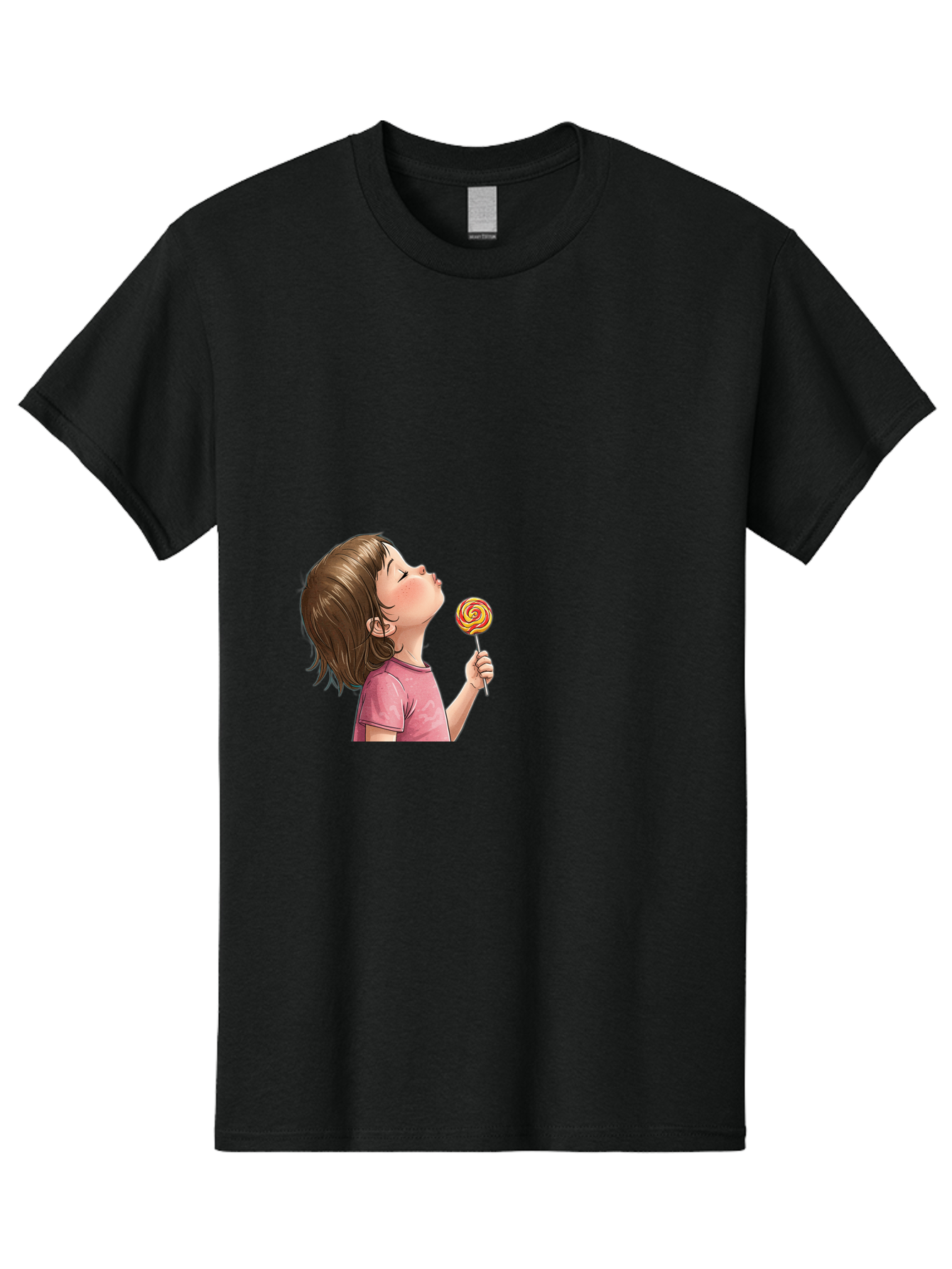 Girl-With-Lollipop Men'S Graphic Tee, 100% Cotton, Comfortable Casual Summer Wear, Machine Washable, Vintage Camera, Old Camera, Antique Camera, Black Camera, Classic Photography, Photography Equipment, Nostalgic Device, Film Camera, Bak691