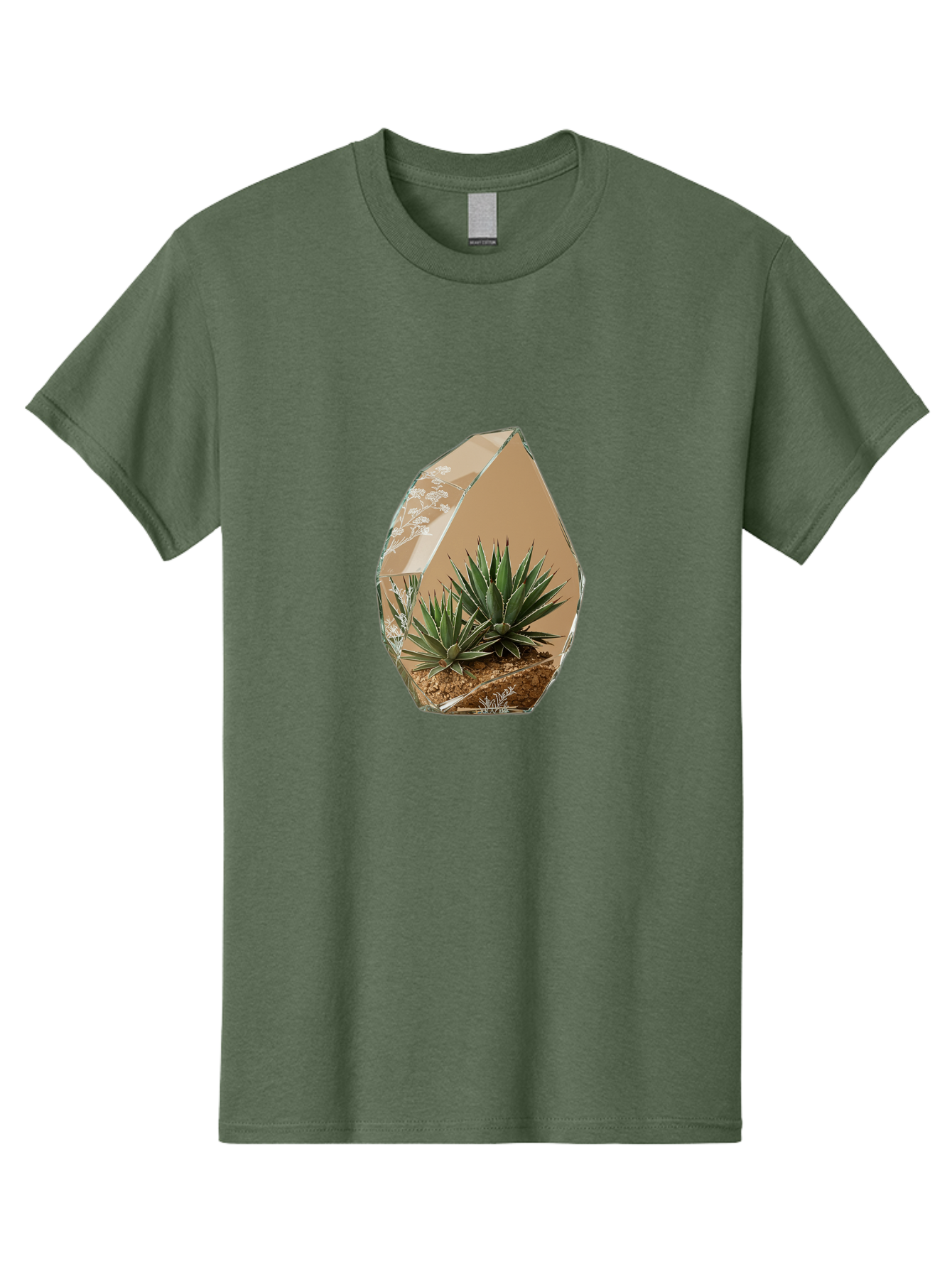 Glass-Terrarium-With-Succulents Men'S Graphic Tee, 100% Cotton, Comfortable Casual Summer Wear, Machine Washable, Vintage Camera, Old Camera, Antique Camera, Black Camera, Classic Photography, Photography Equipment, Nostalgic Device, Bak693