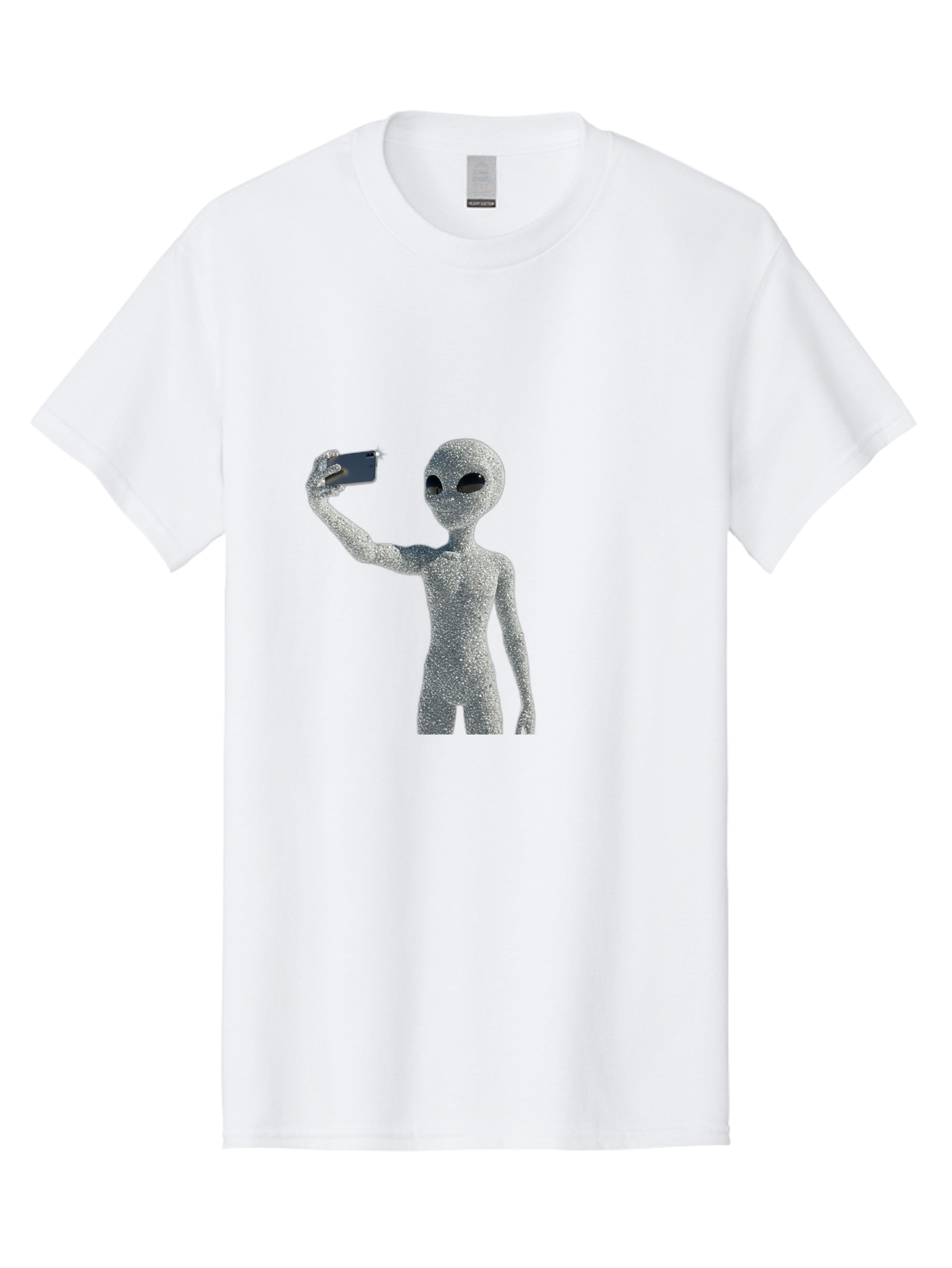 Glittery-Alien Men'S Graphic Tee, 100% Cotton, Comfortable Casual Summer Wear, Machine Washable, Vintage Camera, Old Camera, Antique Camera, Black Camera, Classic Photography, Photography Equipment, Nostalgic Device, Film Camera, Camera Art Bak698