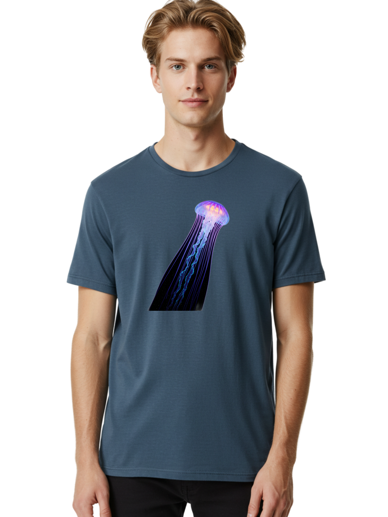 Glowing-Jellyfish Men'S Graphic Tee, 100% Cotton, Comfortable Casual Summer Wear, Machine Washable, Vintage Camera, Old Camera, Antique Camera, Black Camera, Classic Photography, Photography Equipment, Nostalgic Device, Film Camera, Camera Art Bak702