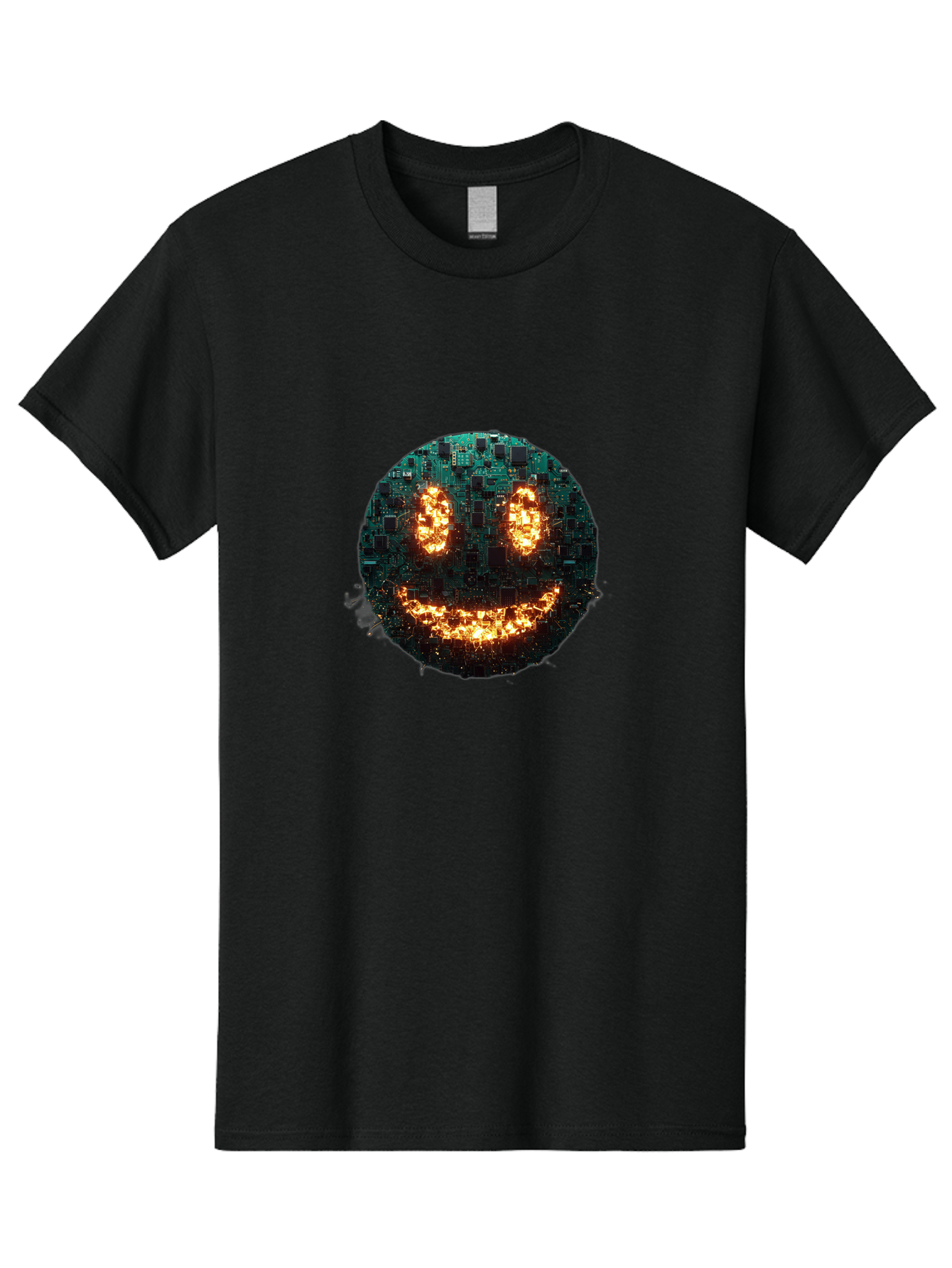 Glowing-Smiley-Face Men'S Graphic Tee, 100% Cotton, Comfortable Casual Summer Wear, Machine Washable, Vintage Camera, Old Camera, Antique Camera, Black Camera, Classic Photography, Photography Equipment, Nostalgic Device, Film Camera, Bak703