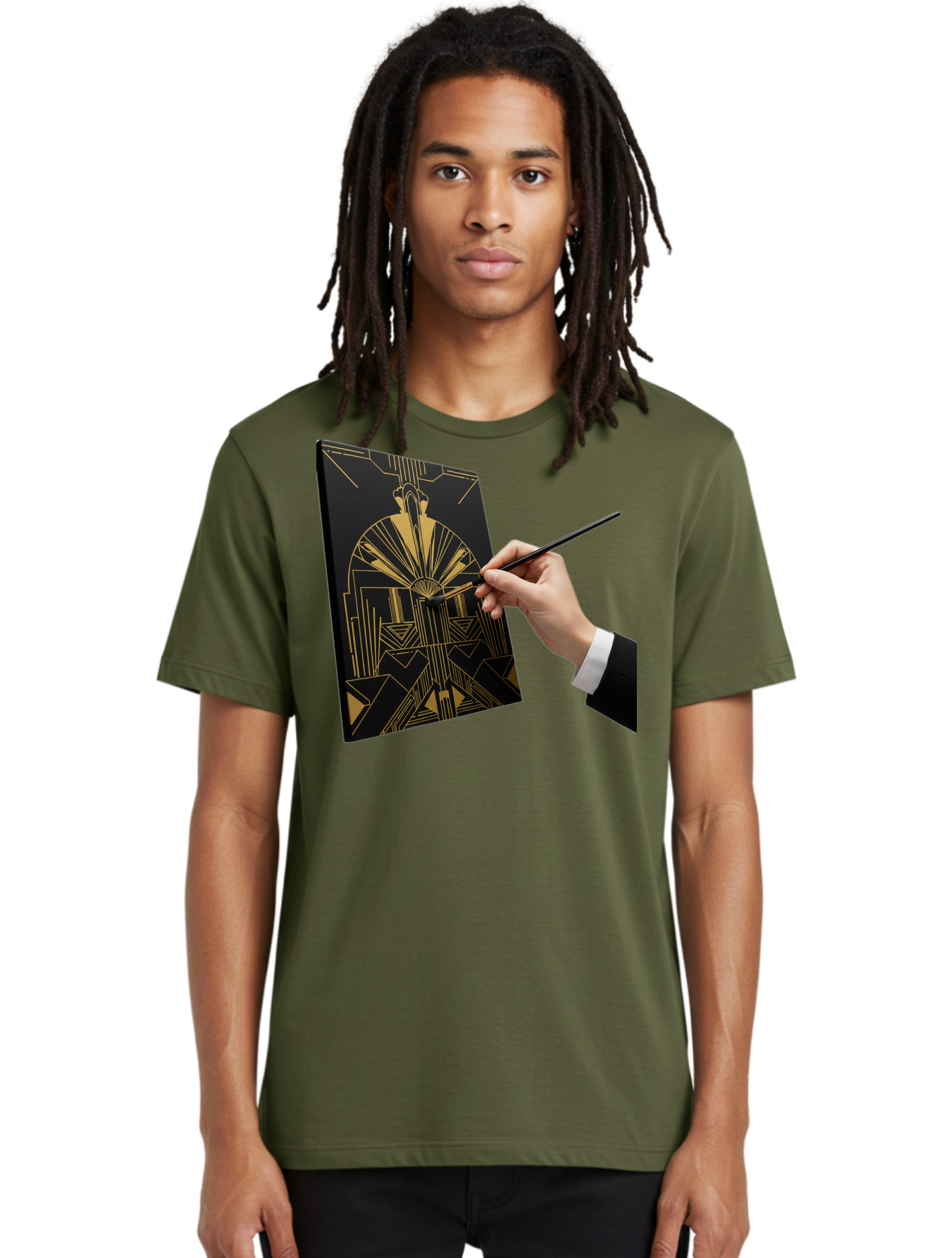 Gold-Foil-Art Men'S Graphic Tee, 100% Cotton, Comfortable Casual Summer Wear, Machine Washable, Vintage Camera, Old Camera, Antique Camera, Black Camera, Classic Photography, Photography Equipment, Nostalgic Device, Film Camera, Camera Art Bak706