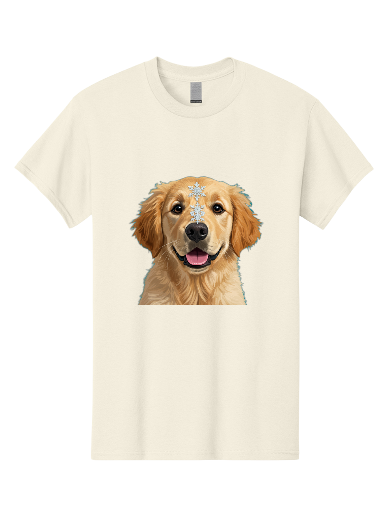 Golden-Retriever-Snowflake Men'S Graphic Tee, 100% Cotton, Comfortable Casual Summer Wear, Machine Washable, Vintage Camera, Old Camera, Antique Camera, Black Camera, Classic Photography, Photography Equipment, Nostalgic Device, Film Camera, Bak708