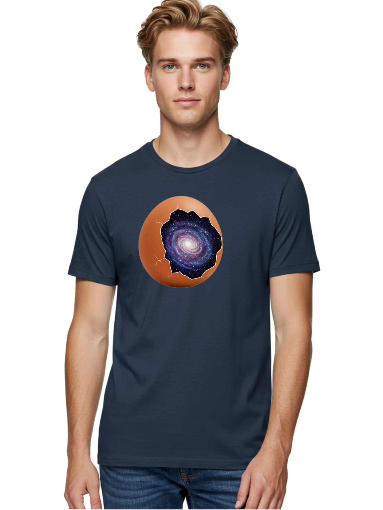 Hatching-Galaxy-1 Men'S Graphic Tee, 100% Cotton, Comfortable Casual Summer Wear, Machine Washable, Vintage Camera, Old Camera, Antique Camera, Black Camera, Classic Photography, Photography Equipment, Nostalgic Device, Film Camera, Camera Art Bak719