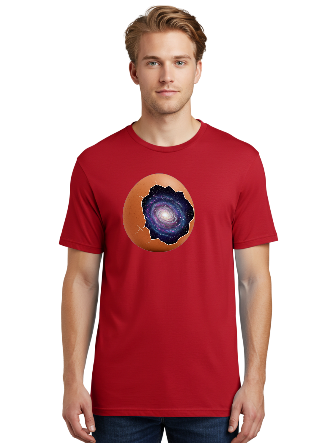 Hatching-Galaxy-1 Men'S Graphic Tee, 100% Cotton, Comfortable Casual Summer Wear, Machine Washable, Vintage Camera, Old Camera, Antique Camera, Black Camera, Classic Photography, Photography Equipment, Nostalgic Device, Film Camera, Camera Art Bak719
