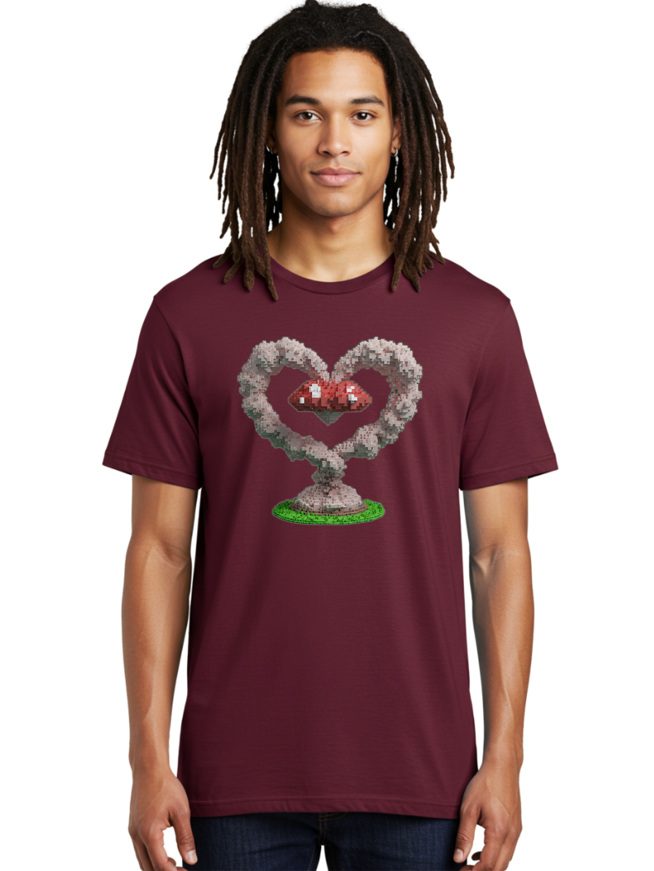 Heart-Shaped-Red-Mushrooms Men'S Graphic Tee, 100% Cotton, Comfortable Casual Summer Wear, Machine Washable, Vintage Camera, Old Camera, Antique Camera, Black Camera, Classic Photography, Photography Equipment, Nostalgic Device, Film Camera, Bak721