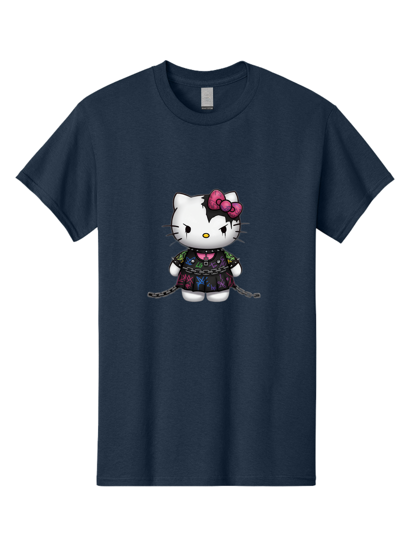 Hello-Kitty-Graffiti Men'S Graphic Tee, 100% Cotton, Comfortable Casual Summer Wear, Machine Washable, Vintage Camera, Old Camera, Antique Camera, Black Camera, Classic Photography, Photography Equipment, Nostalgic Device, Film Camera, Bak725