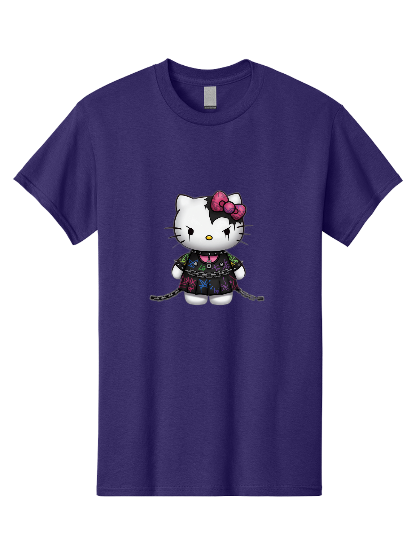 Hello-Kitty-Graffiti Men'S Graphic Tee, 100% Cotton, Comfortable Casual Summer Wear, Machine Washable, Vintage Camera, Old Camera, Antique Camera, Black Camera, Classic Photography, Photography Equipment, Nostalgic Device, Film Camera, Bak725