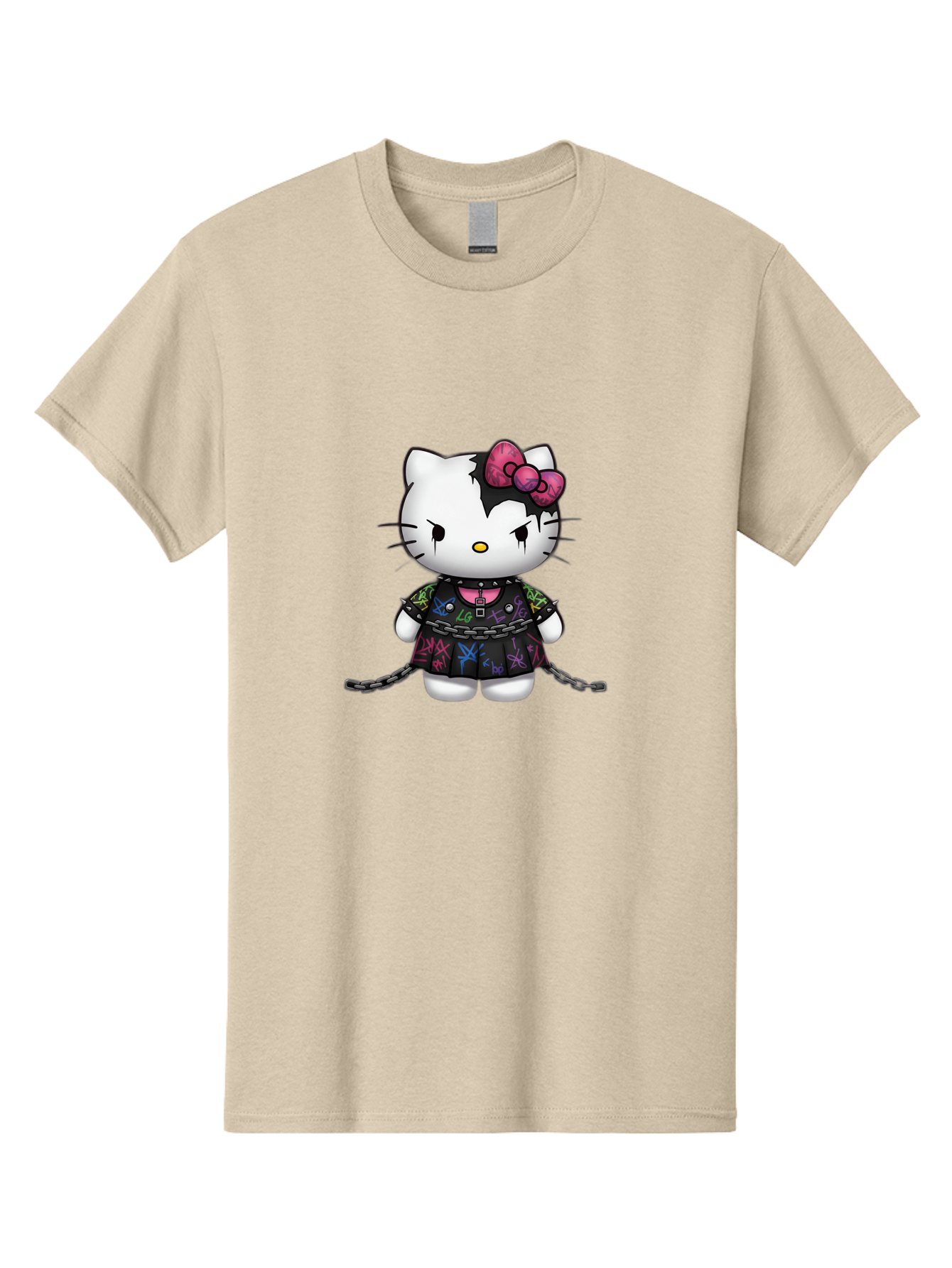Hello-Kitty-Graffiti Men'S Graphic Tee, 100% Cotton, Comfortable Casual Summer Wear, Machine Washable, Vintage Camera, Old Camera, Antique Camera, Black Camera, Classic Photography, Photography Equipment, Nostalgic Device, Film Camera, Bak725