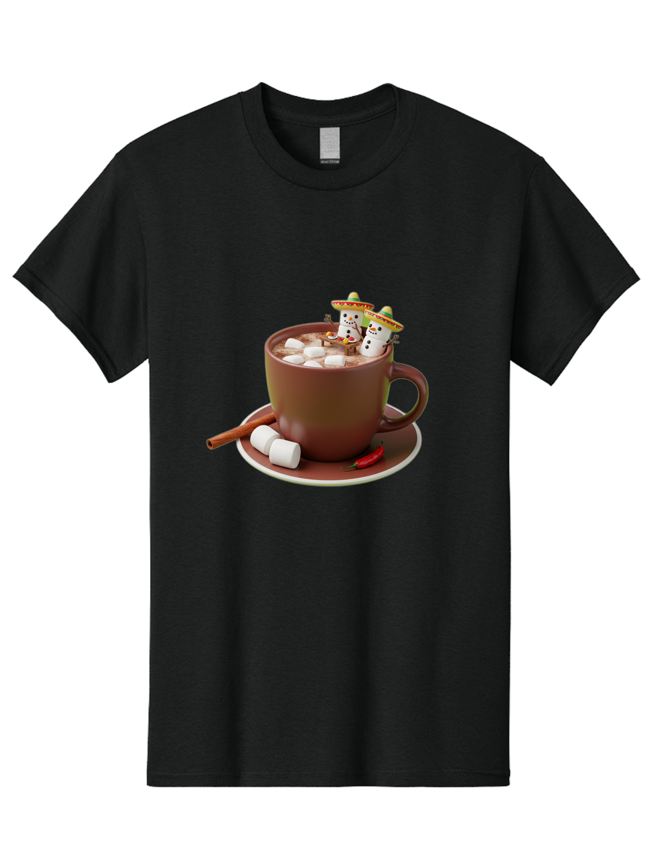 Hot-Chocolate-1 Men'S Graphic Tee, 100% Cotton, Comfortable Casual Summer Wear, Machine Washable, Vintage Camera, Old Camera, Antique Camera, Black Camera, Classic Photography, Photography Equipment, Nostalgic Device, Film Camera, Camera Art Bak728