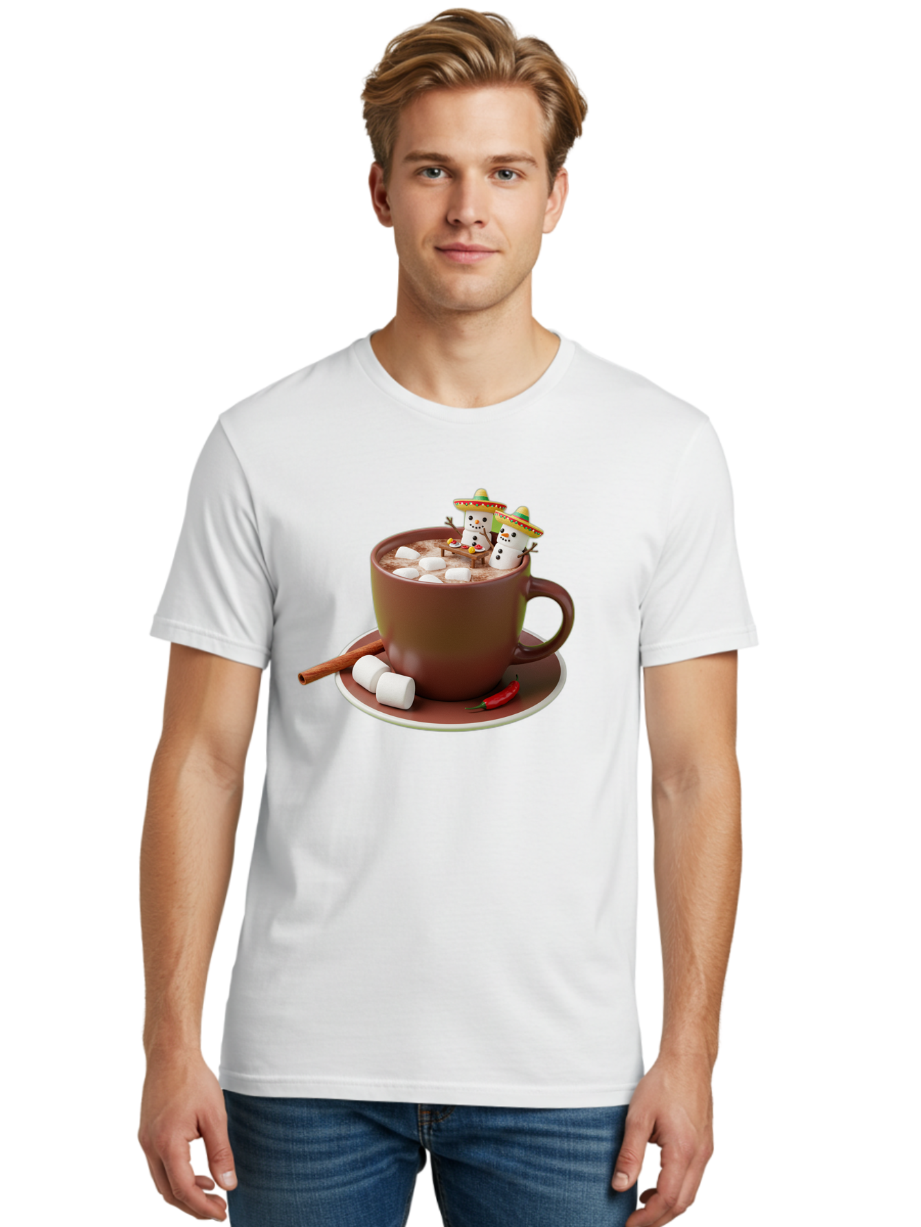 Hot-Chocolate-1 Men'S Graphic Tee, 100% Cotton, Comfortable Casual Summer Wear, Machine Washable, Vintage Camera, Old Camera, Antique Camera, Black Camera, Classic Photography, Photography Equipment, Nostalgic Device, Film Camera, Camera Art Bak728