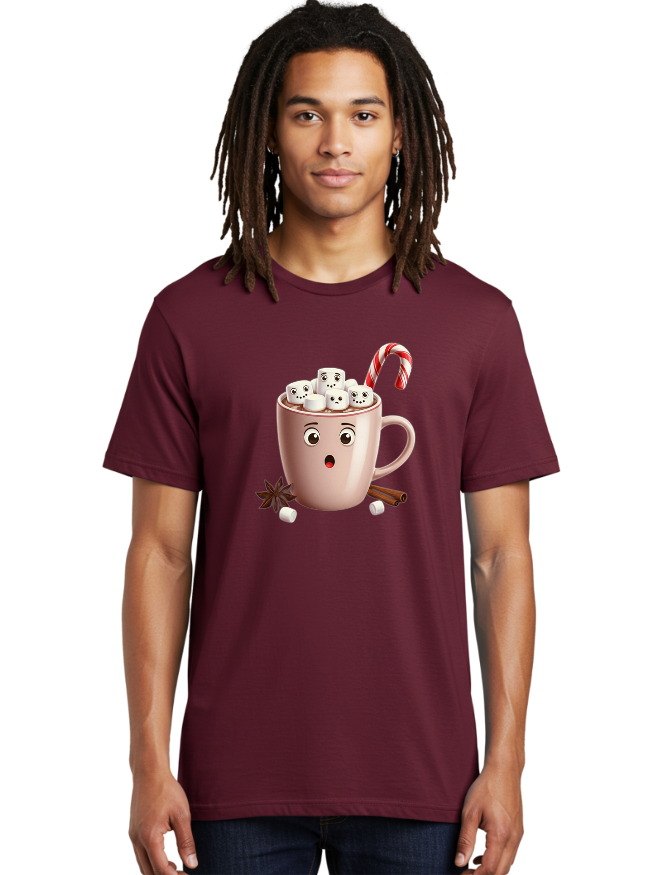Hot-Chocolate-Mug-1 Men'S Graphic Tee, 100% Cotton, Comfortable Casual Summer Wear, Machine Washable, Vintage Camera, Old Camera, Antique Camera, Black Camera, Classic Photography, Photography Equipment, Nostalgic Device, Film Camera, Bak730