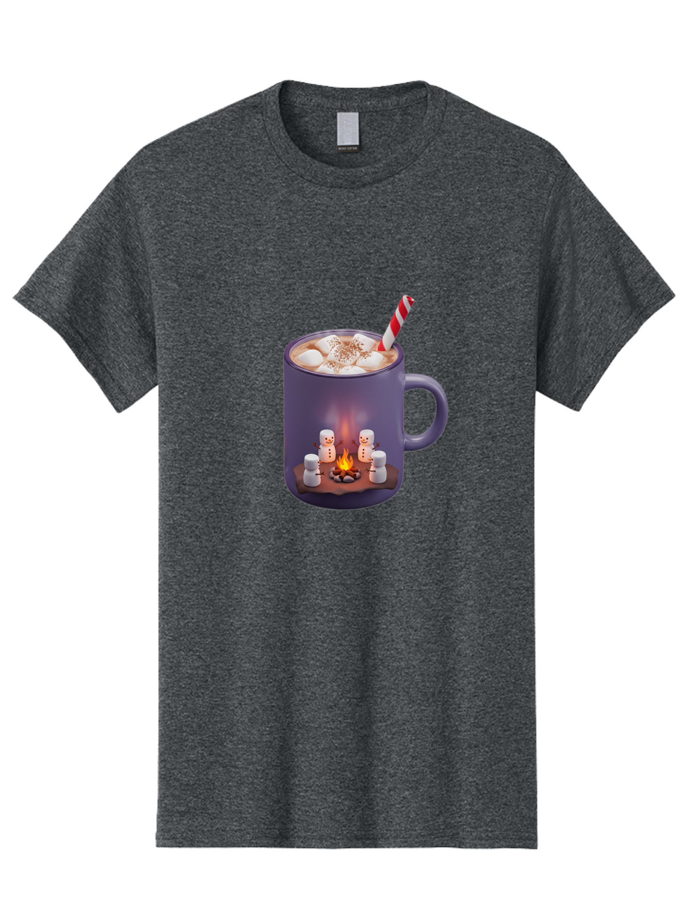 Hot-Chocolate-Mug Men'S Graphic Tee, 100% Cotton, Comfortable Casual Summer Wear, Machine Washable, Vintage Camera, Old Camera, Antique Camera, Black Camera, Classic Photography, Photography Equipment, Nostalgic Device, Film Camera, Camera Art Bak731