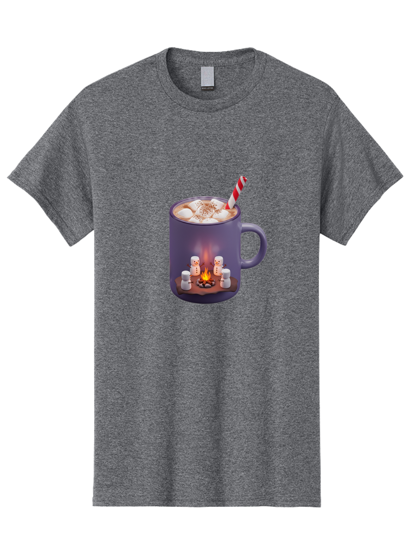 Hot-Chocolate-Mug Men'S Graphic Tee, 100% Cotton, Comfortable Casual Summer Wear, Machine Washable, Vintage Camera, Old Camera, Antique Camera, Black Camera, Classic Photography, Photography Equipment, Nostalgic Device, Film Camera, Camera Art Bak731