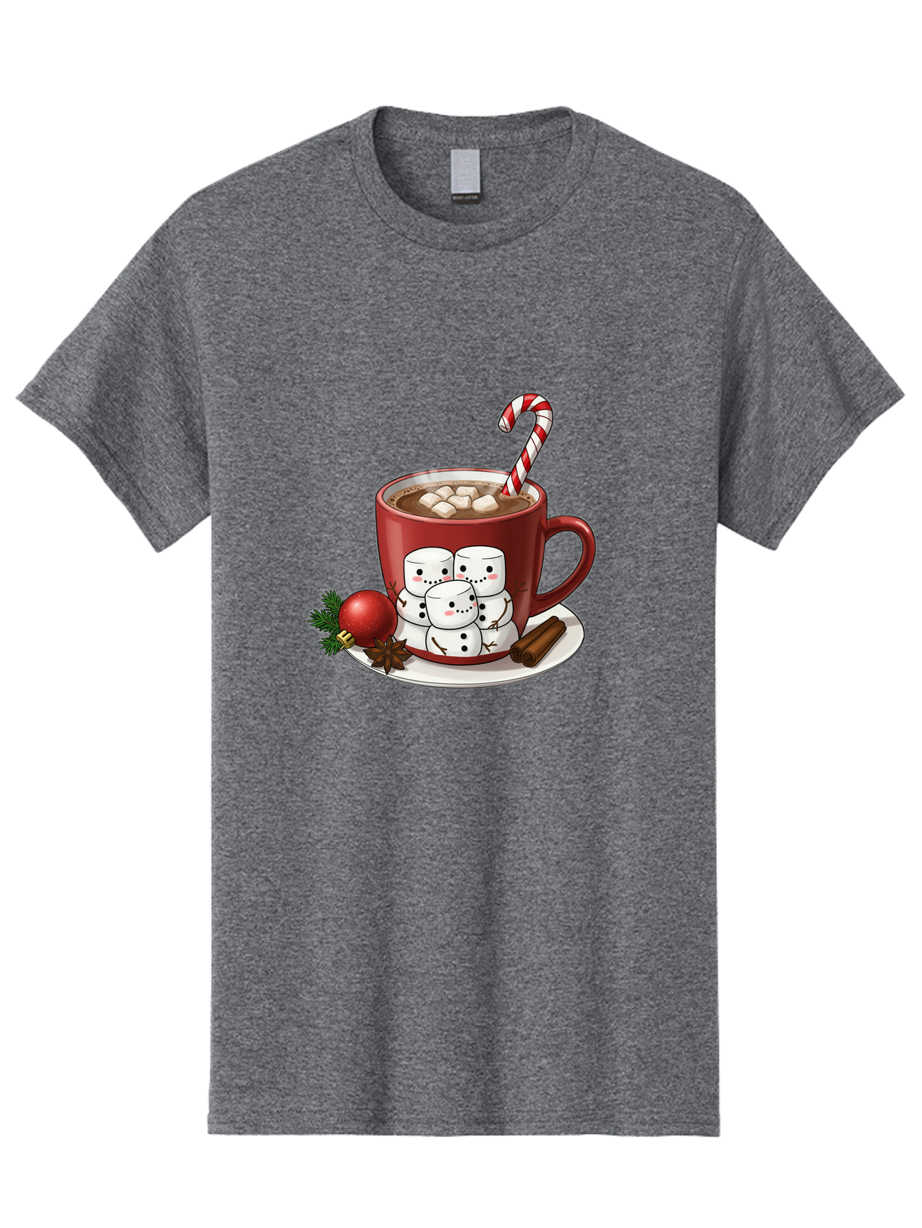 Hot-Chocolate-Snowman-Mug Men'S Graphic Tee, 100% Cotton, Comfortable Casual Summer Wear, Machine Washable, Vintage Camera, Old Camera, Antique Camera, Black Camera, Classic Photography, Photography Equipment, Nostalgic Device, Film Camera, Bak732