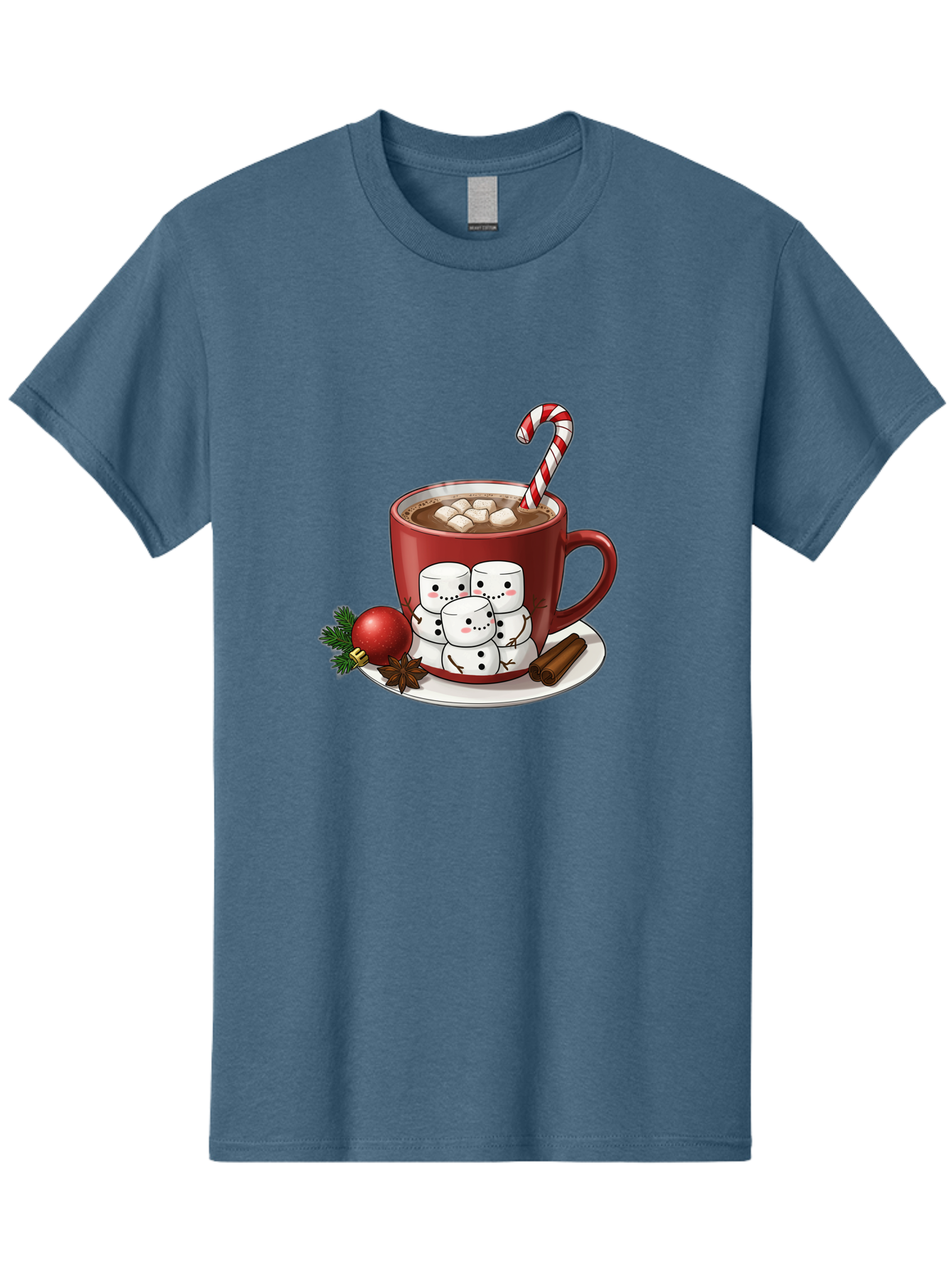 Hot-Chocolate-Snowman-Mug Men'S Graphic Tee, 100% Cotton, Comfortable Casual Summer Wear, Machine Washable, Vintage Camera, Old Camera, Antique Camera, Black Camera, Classic Photography, Photography Equipment, Nostalgic Device, Film Camera, Bak732
