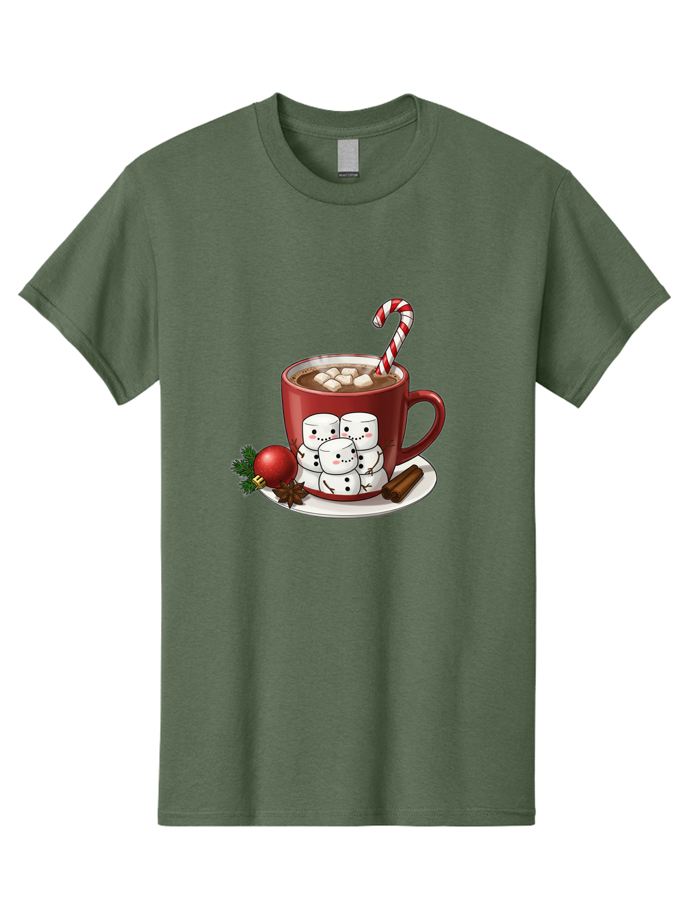 Hot-Chocolate-Snowman-Mug Men'S Graphic Tee, 100% Cotton, Comfortable Casual Summer Wear, Machine Washable, Vintage Camera, Old Camera, Antique Camera, Black Camera, Classic Photography, Photography Equipment, Nostalgic Device, Film Camera, Bak732