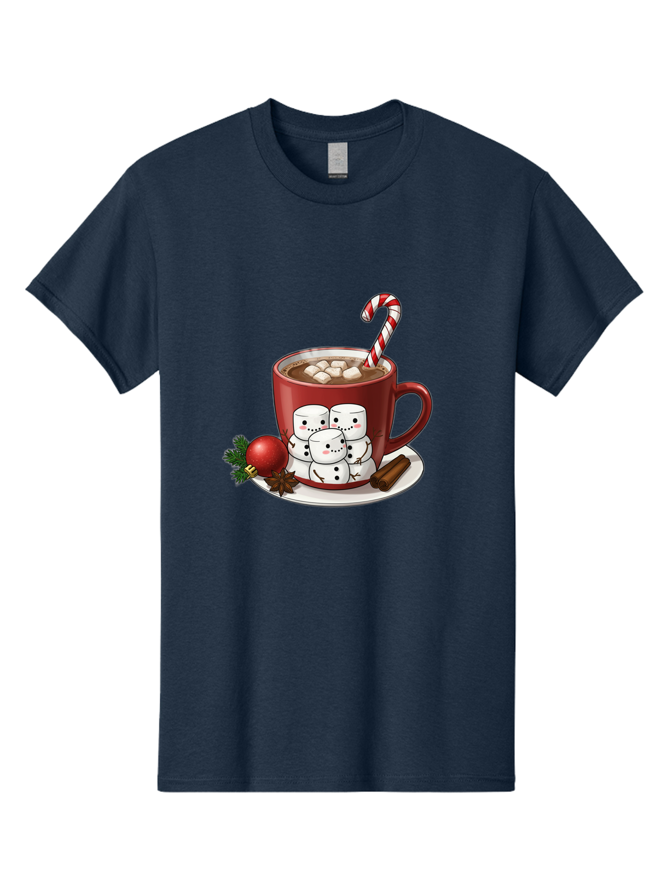 Hot-Chocolate-Snowman-Mug Men'S Graphic Tee, 100% Cotton, Comfortable Casual Summer Wear, Machine Washable, Vintage Camera, Old Camera, Antique Camera, Black Camera, Classic Photography, Photography Equipment, Nostalgic Device, Film Camera, Bak732