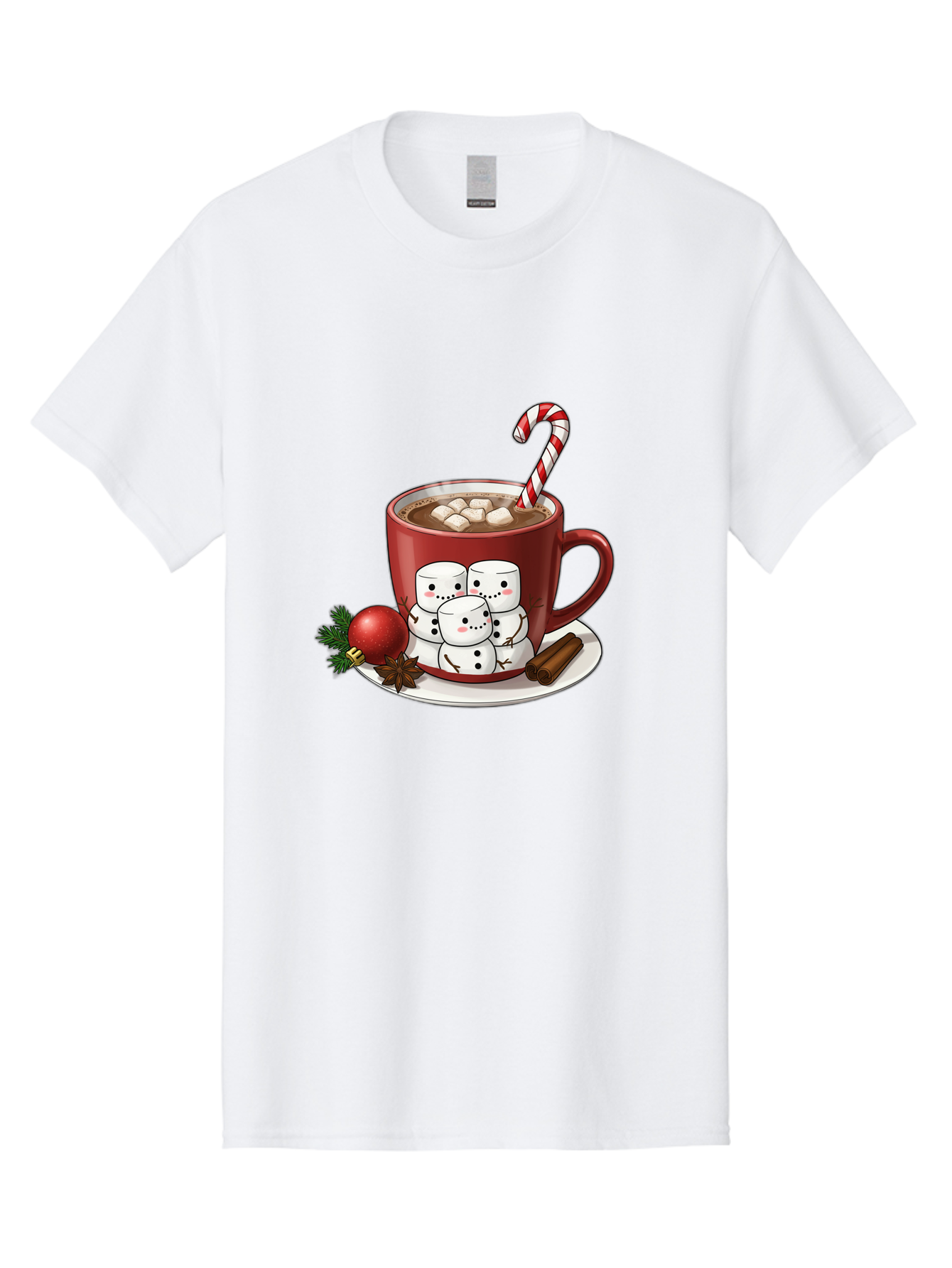 Hot-Chocolate-Snowman-Mug Men'S Graphic Tee, 100% Cotton, Comfortable Casual Summer Wear, Machine Washable, Vintage Camera, Old Camera, Antique Camera, Black Camera, Classic Photography, Photography Equipment, Nostalgic Device, Film Camera, Bak732