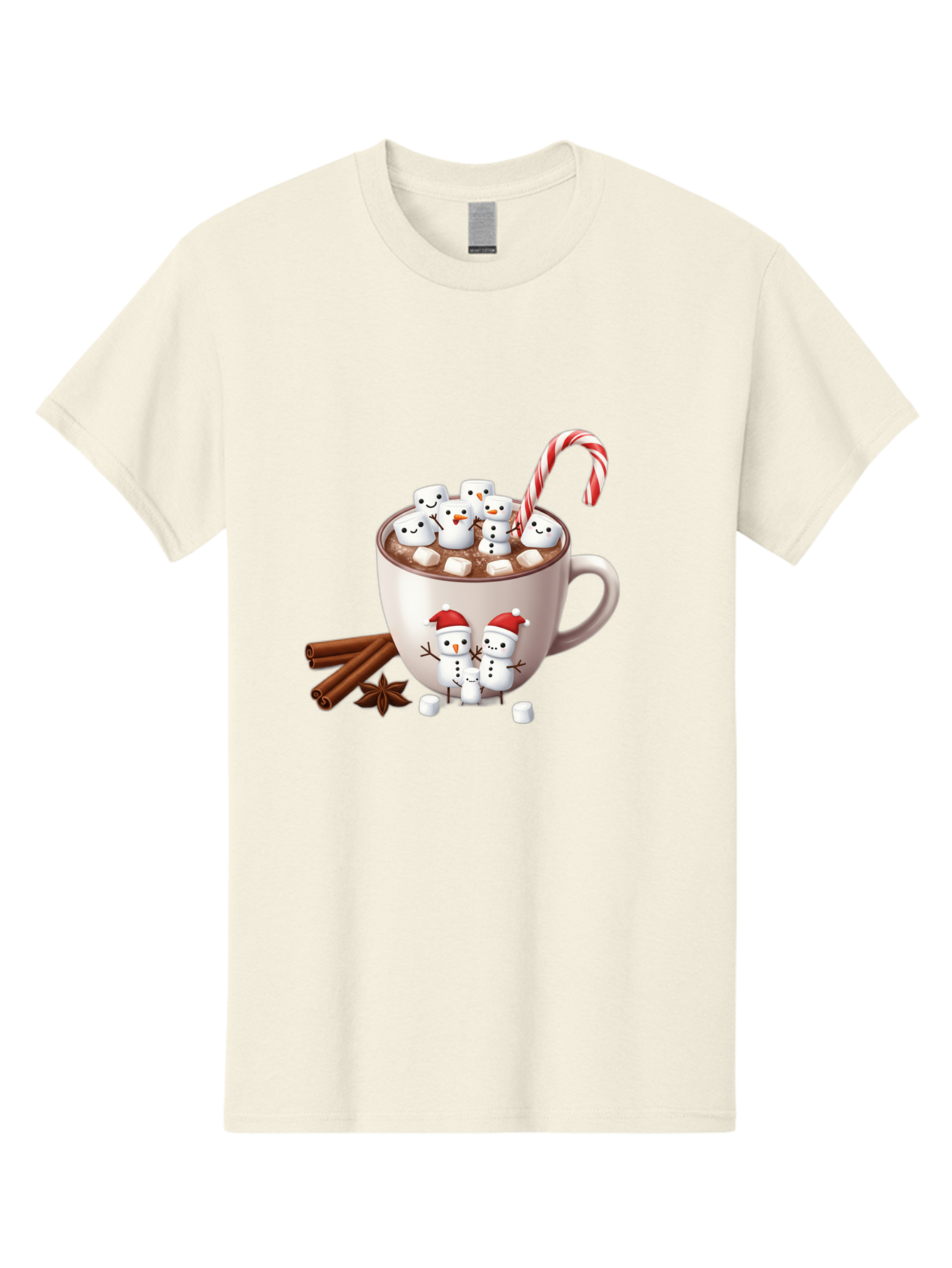 Hot-Chocolate-Snowmen-1 Men'S Graphic Tee, 100% Cotton, Comfortable Casual Summer Wear, Machine Washable, Vintage Camera, Old Camera, Antique Camera, Black Camera, Classic Photography, Photography Equipment, Nostalgic Device, Film Camera, Bak733