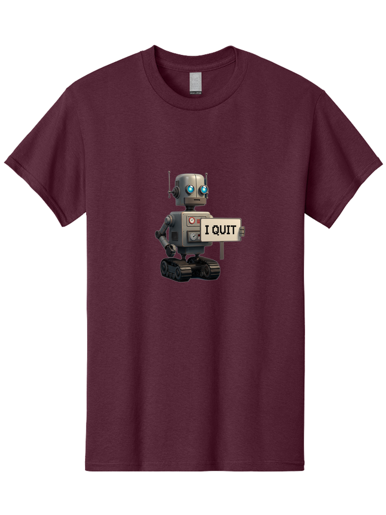 I-Quit-Robot Men'S Graphic Tee, 100% Cotton, Comfortable Casual Summer Wear, Machine Washable, Vintage Camera, Old Camera, Antique Camera, Black Camera, Classic Photography, Photography Equipment, Nostalgic Device, Film Camera, Camera Art Bak749