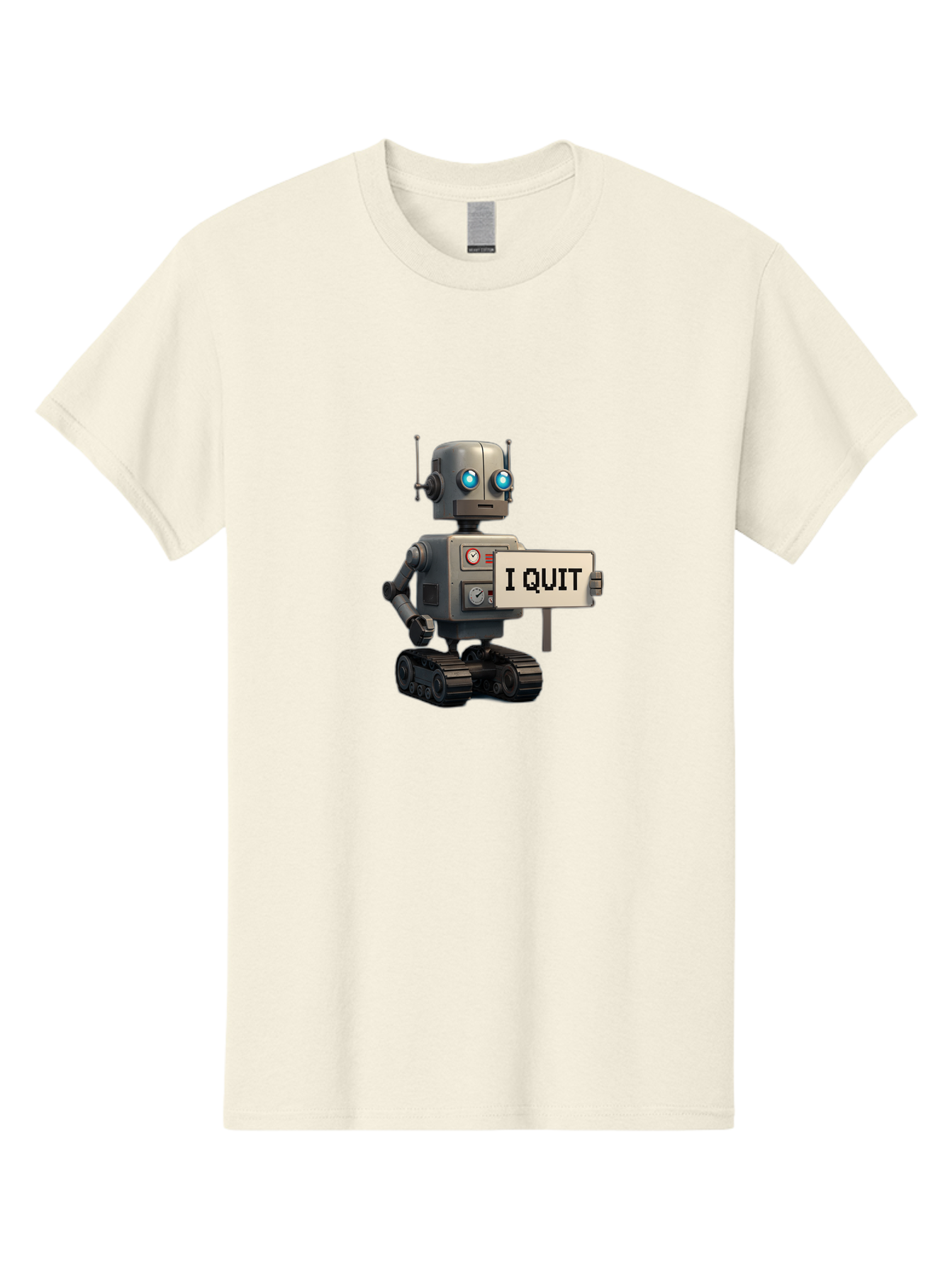 I-Quit-Robot Men'S Graphic Tee, 100% Cotton, Comfortable Casual Summer Wear, Machine Washable, Vintage Camera, Old Camera, Antique Camera, Black Camera, Classic Photography, Photography Equipment, Nostalgic Device, Film Camera, Camera Art Bak749