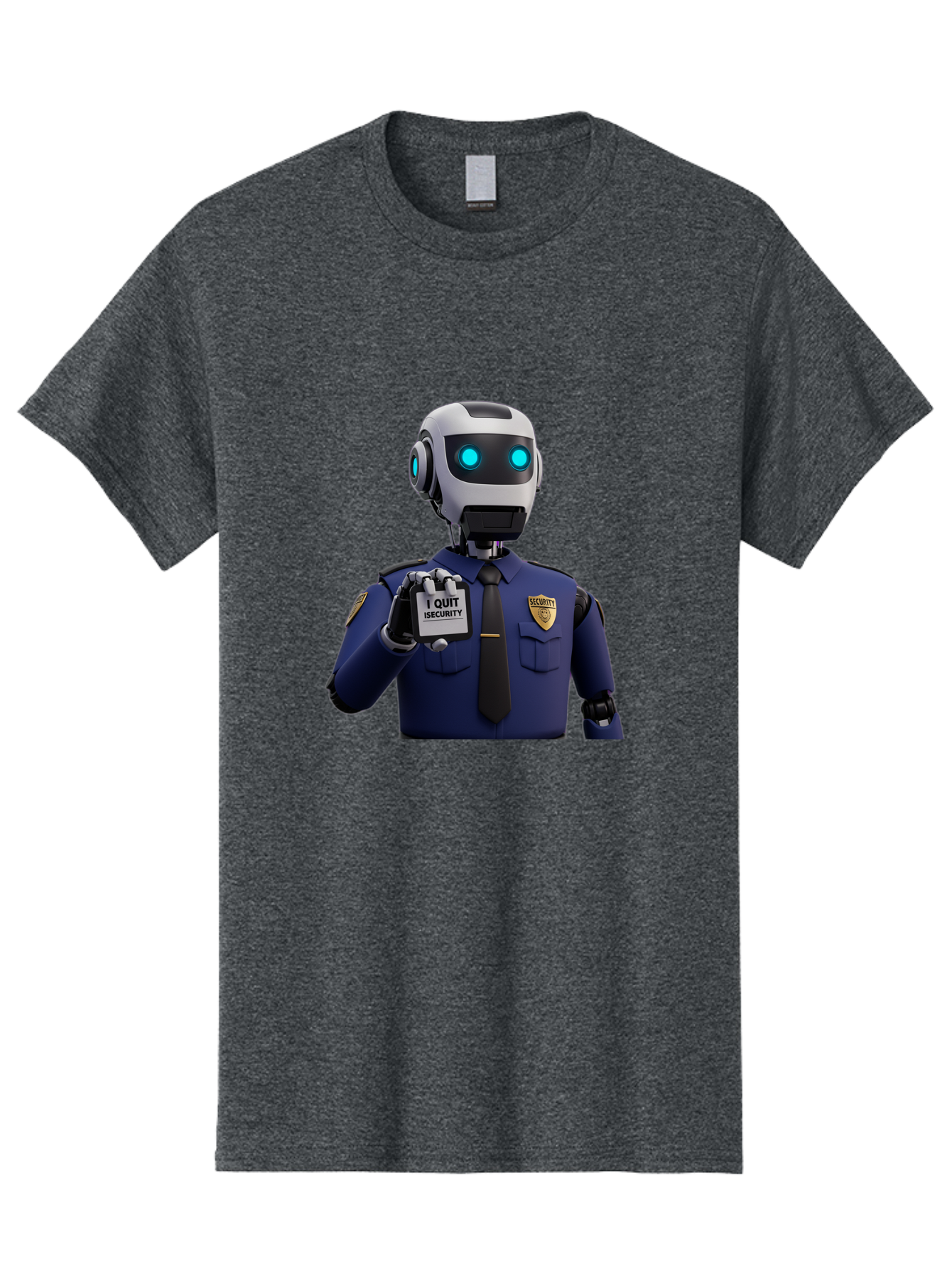 I-Quit-Security-Robot Men'S Graphic Tee, 100% Cotton, Comfortable Casual Summer Wear, Machine Washable, Vintage Camera, Old Camera, Antique Camera, Black Camera, Classic Photography, Photography Equipment, Nostalgic Device, Film Camera, Bak750