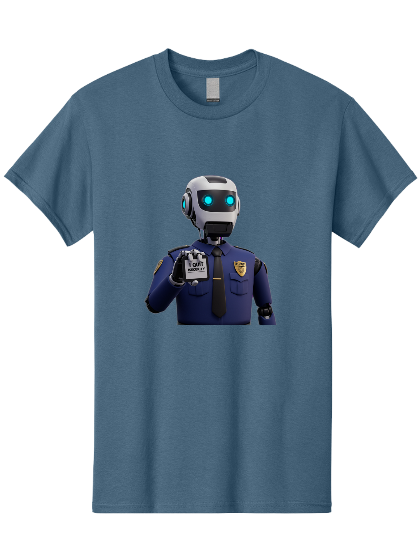 I-Quit-Security-Robot Men'S Graphic Tee, 100% Cotton, Comfortable Casual Summer Wear, Machine Washable, Vintage Camera, Old Camera, Antique Camera, Black Camera, Classic Photography, Photography Equipment, Nostalgic Device, Film Camera, Bak750