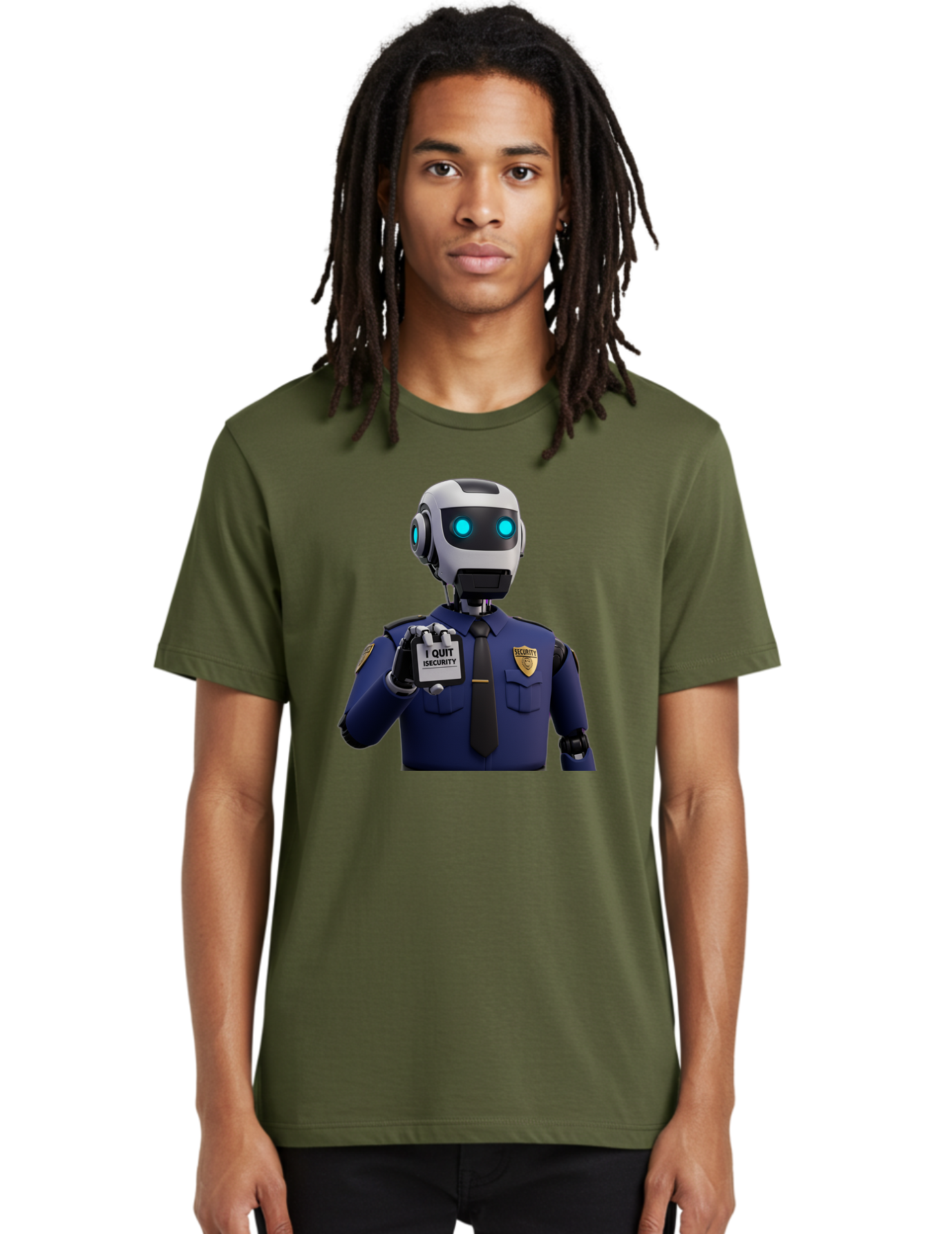 I-Quit-Security-Robot Men'S Graphic Tee, 100% Cotton, Comfortable Casual Summer Wear, Machine Washable, Vintage Camera, Old Camera, Antique Camera, Black Camera, Classic Photography, Photography Equipment, Nostalgic Device, Film Camera, Bak750