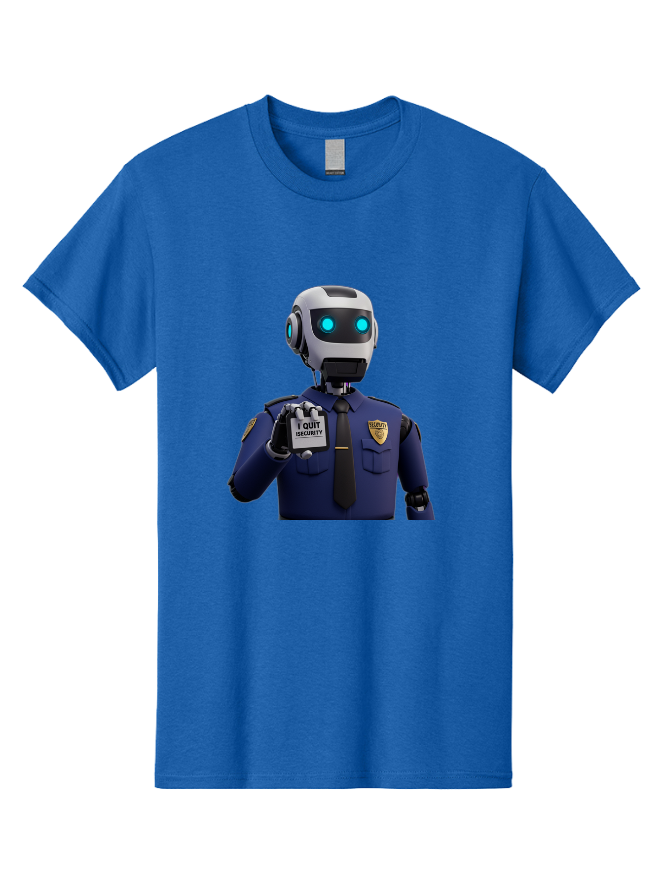 I-Quit-Security-Robot Men'S Graphic Tee, 100% Cotton, Comfortable Casual Summer Wear, Machine Washable, Vintage Camera, Old Camera, Antique Camera, Black Camera, Classic Photography, Photography Equipment, Nostalgic Device, Film Camera, Bak750