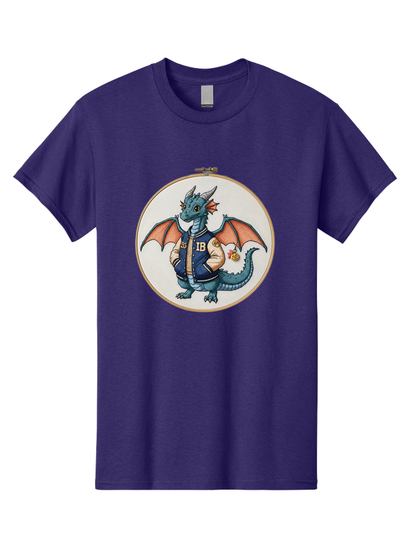 Ib-Dragon-Varsity-Jacket Men'S Graphic Tee, 100% Cotton, Comfortable Casual Summer Wear, Machine Washable, Vintage Camera, Old Camera, Antique Camera, Black Camera, Classic Photography, Photography Equipment, Nostalgic Device, Film Camera, Bak752