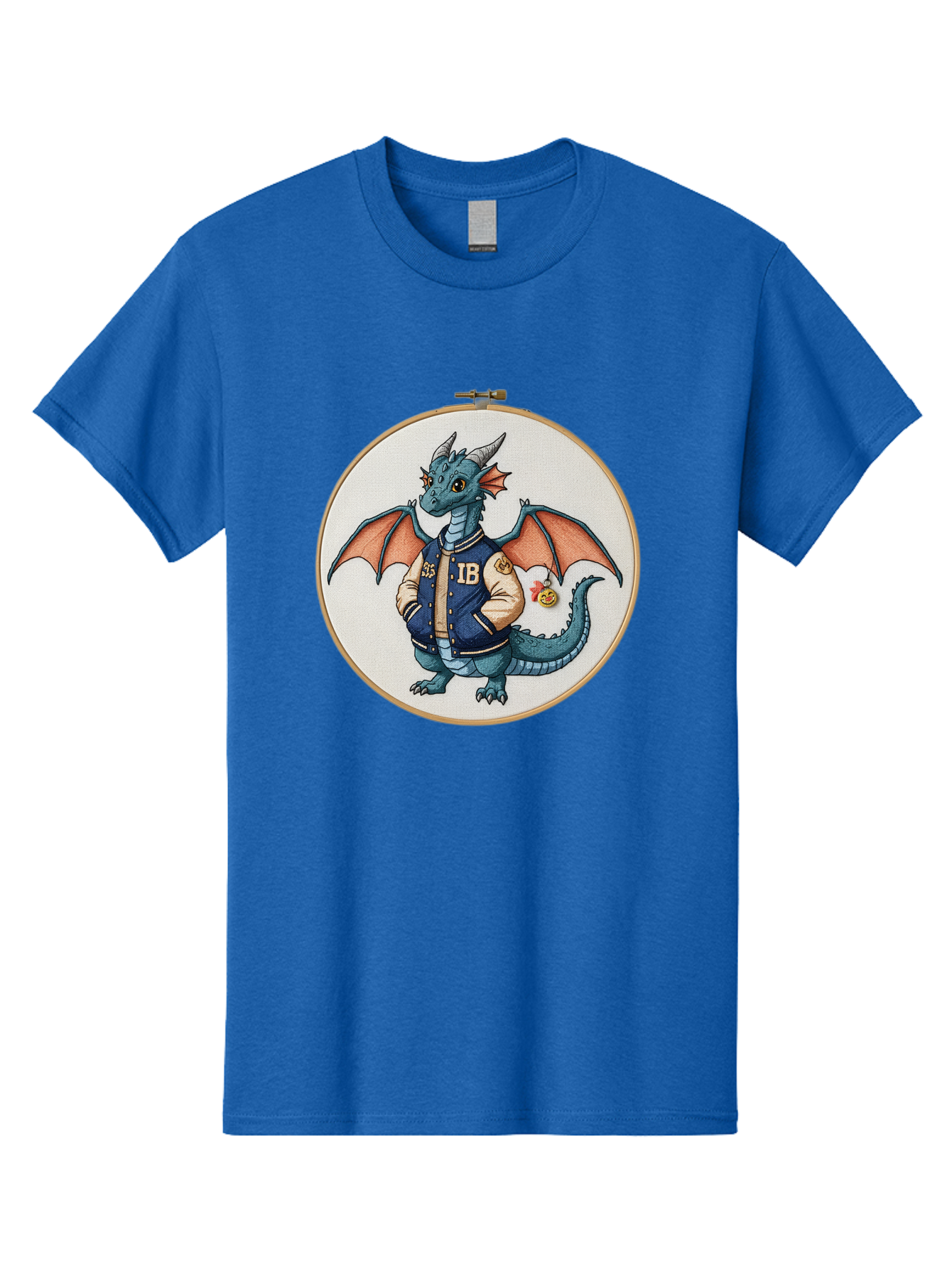 Ib-Dragon-Varsity-Jacket Men'S Graphic Tee, 100% Cotton, Comfortable Casual Summer Wear, Machine Washable, Vintage Camera, Old Camera, Antique Camera, Black Camera, Classic Photography, Photography Equipment, Nostalgic Device, Film Camera, Bak752