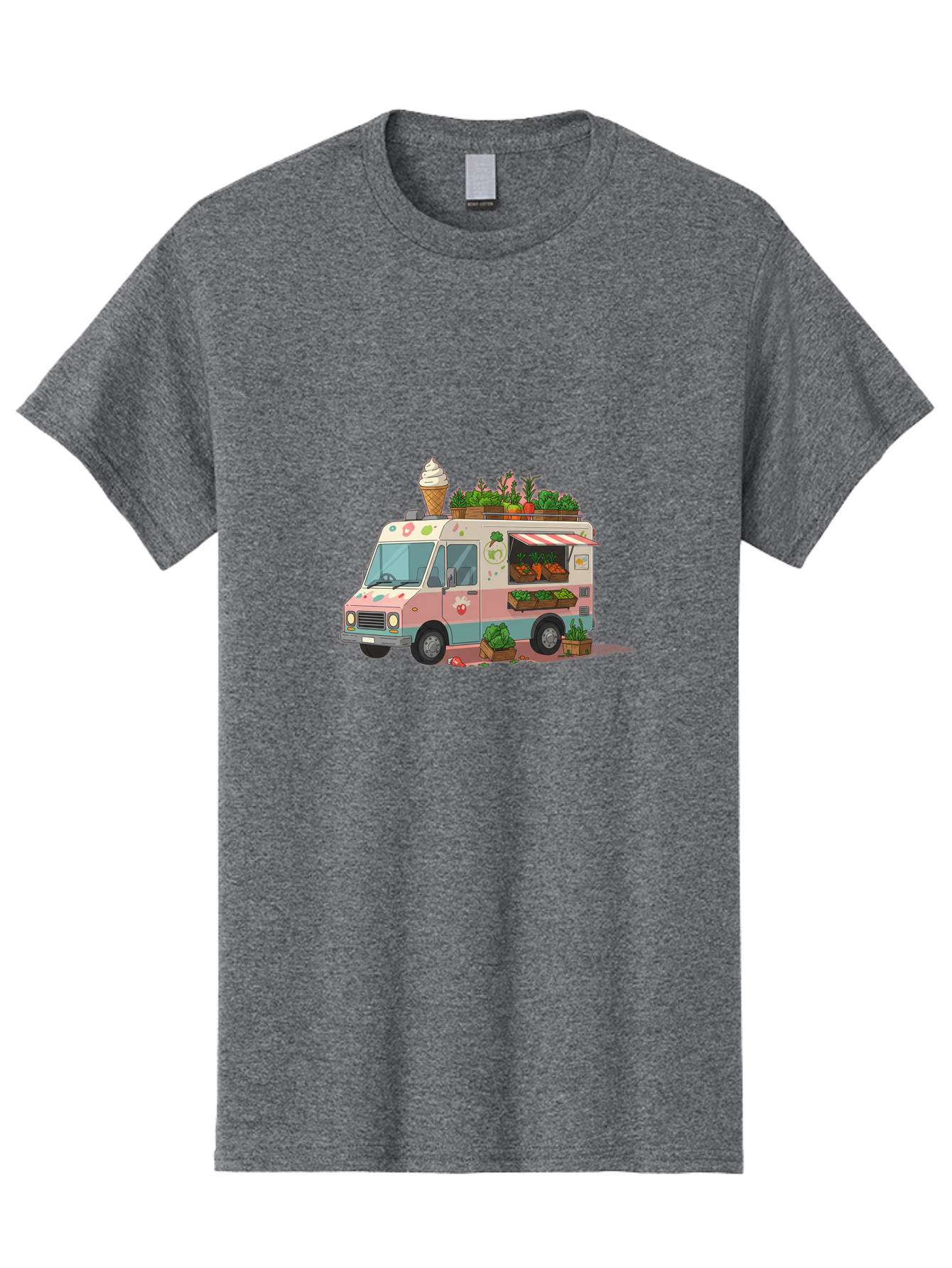 Ice-Cream-Truck Men'S Graphic Tee, 100% Cotton, Comfortable Casual Summer Wear, Machine Washable, Vintage Camera, Old Camera, Antique Camera, Black Camera, Classic Photography, Photography Equipment, Nostalgic Device, Film Camera, Camera Art Bak753
