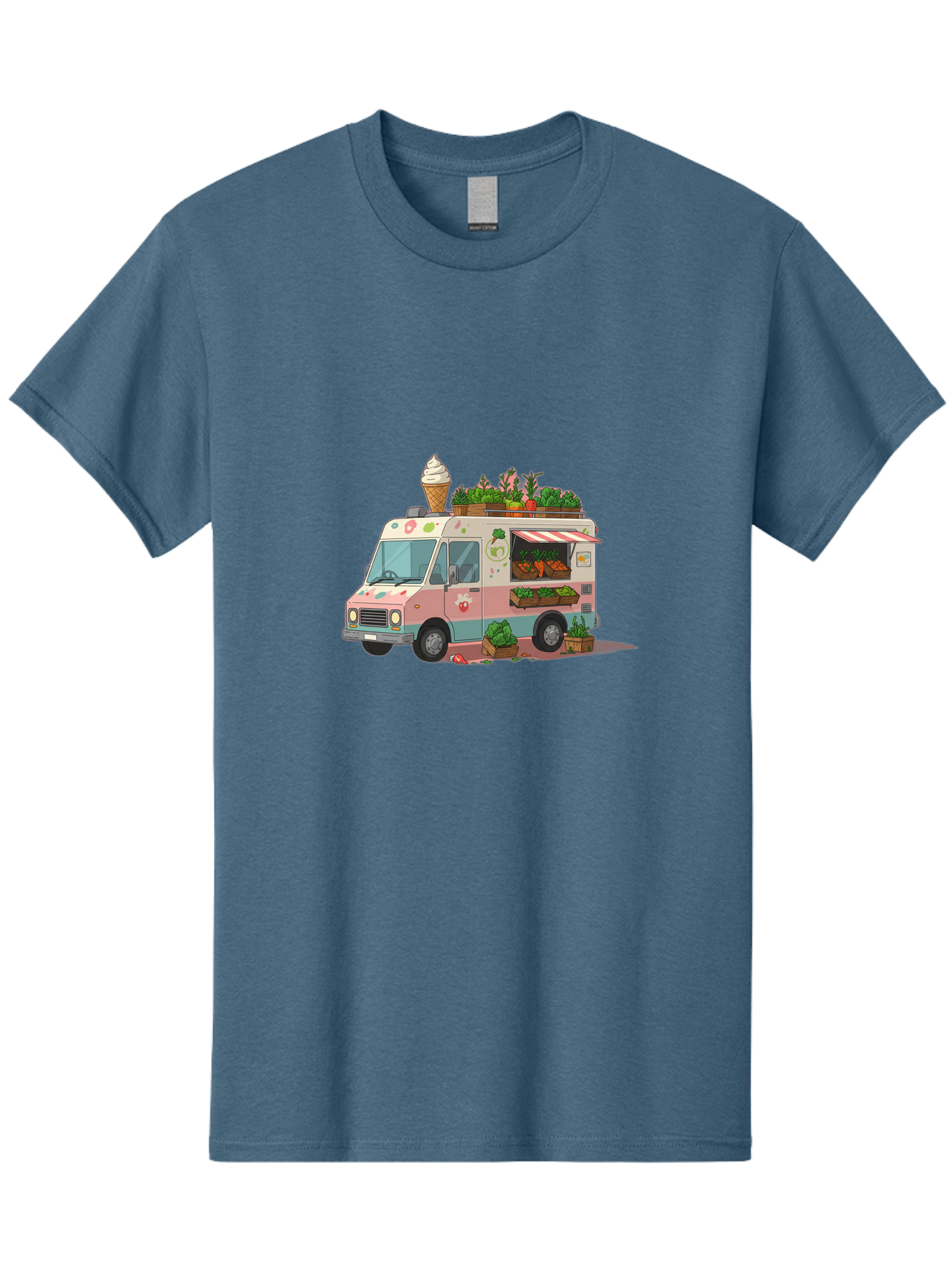 Ice-Cream-Truck Men'S Graphic Tee, 100% Cotton, Comfortable Casual Summer Wear, Machine Washable, Vintage Camera, Old Camera, Antique Camera, Black Camera, Classic Photography, Photography Equipment, Nostalgic Device, Film Camera, Camera Art Bak753