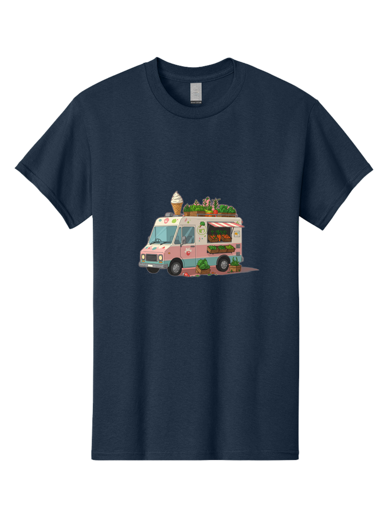Ice-Cream-Truck Men'S Graphic Tee, 100% Cotton, Comfortable Casual Summer Wear, Machine Washable, Vintage Camera, Old Camera, Antique Camera, Black Camera, Classic Photography, Photography Equipment, Nostalgic Device, Film Camera, Camera Art Bak753