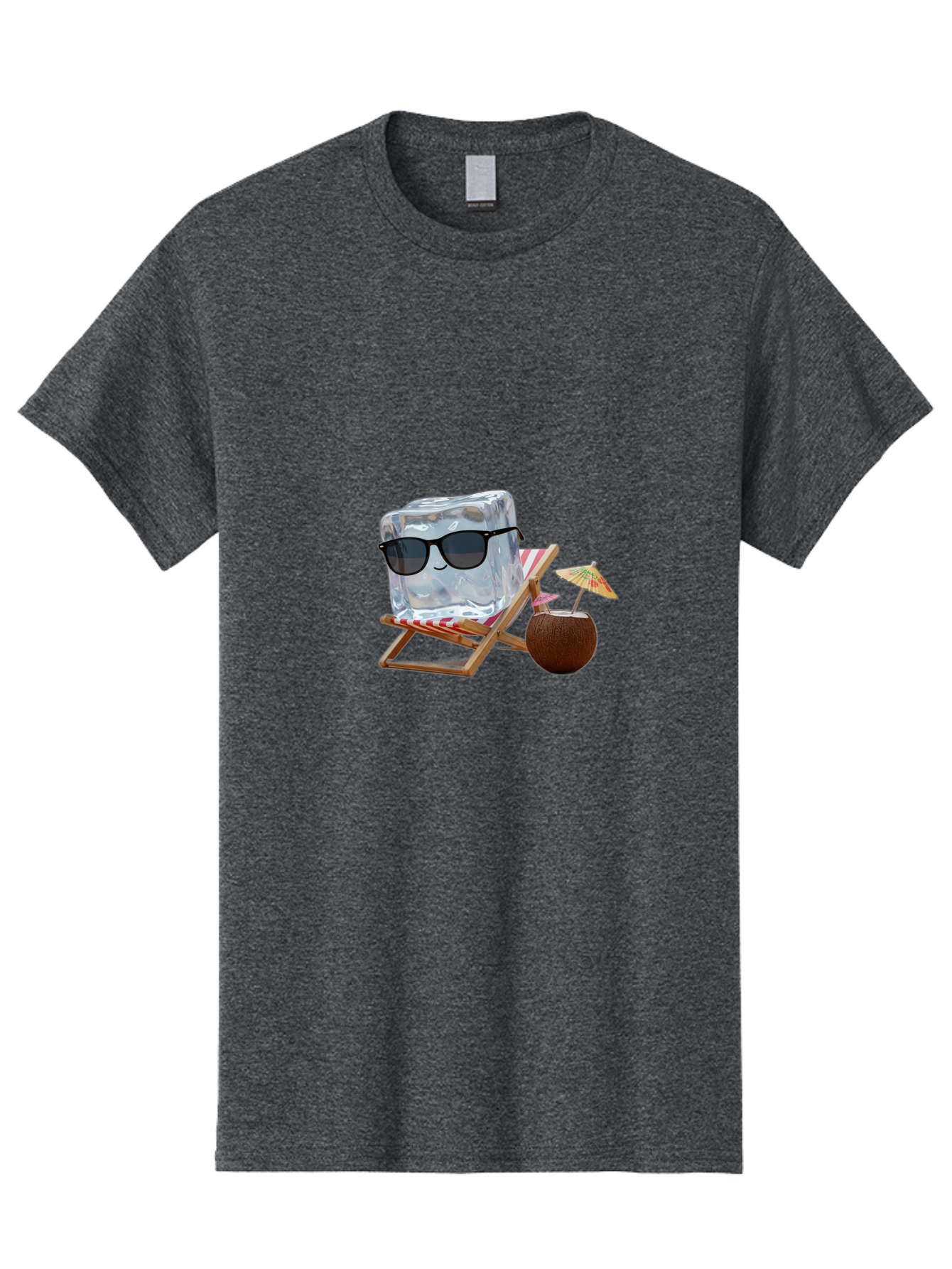 Ice-Cube-In-Sunglasses Men'S Graphic Tee, 100% Cotton, Comfortable Casual Summer Wear, Machine Washable, Vintage Camera, Old Camera, Antique Camera, Black Camera, Classic Photography, Photography Equipment, Nostalgic Device, Film Camera, Bak755