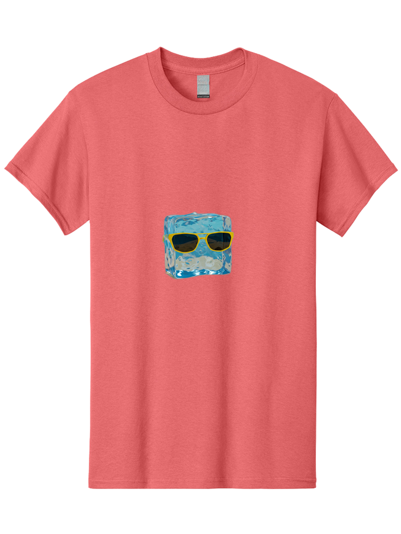 Ice-Cube-With-Sunglasses-2 Men'S Graphic Tee, 100% Cotton, Comfortable Casual Summer Wear, Machine Washable, Vintage Camera, Old Camera, Antique Camera, Black Camera, Classic Photography, Photography Equipment, Nostalgic Device, Film Camera, Bak763