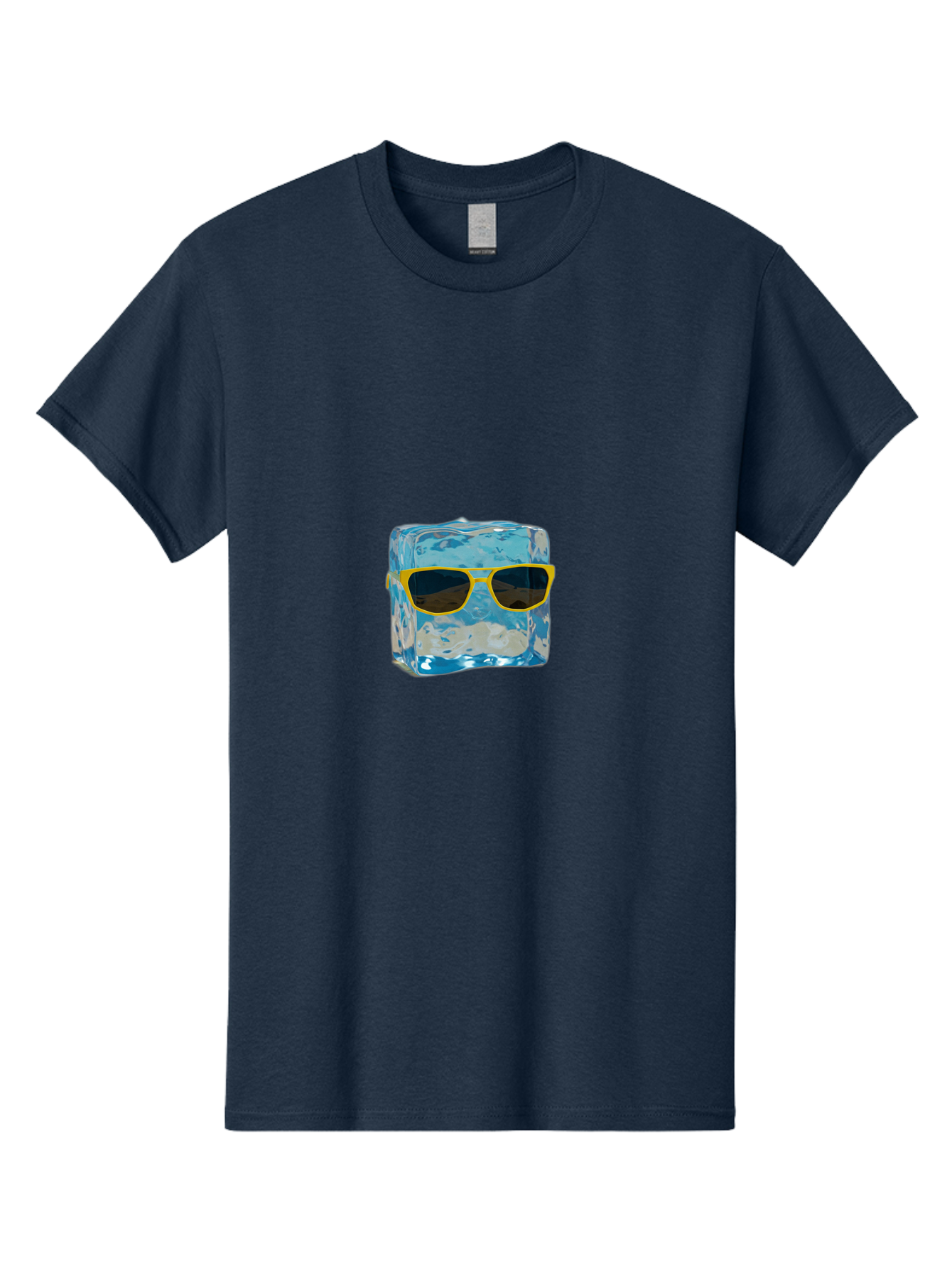 Ice-Cube-With-Sunglasses-2 Men'S Graphic Tee, 100% Cotton, Comfortable Casual Summer Wear, Machine Washable, Vintage Camera, Old Camera, Antique Camera, Black Camera, Classic Photography, Photography Equipment, Nostalgic Device, Film Camera, Bak763