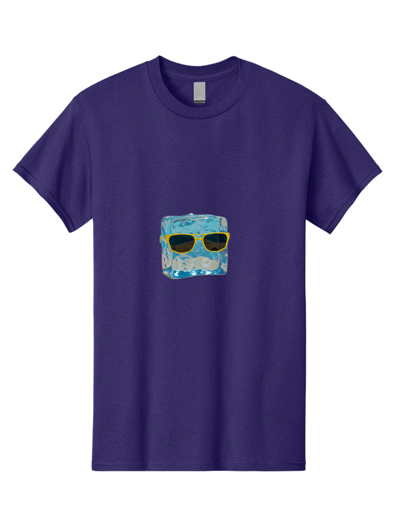 Ice-Cube-With-Sunglasses-2 Men'S Graphic Tee, 100% Cotton, Comfortable Casual Summer Wear, Machine Washable, Vintage Camera, Old Camera, Antique Camera, Black Camera, Classic Photography, Photography Equipment, Nostalgic Device, Film Camera, Bak763