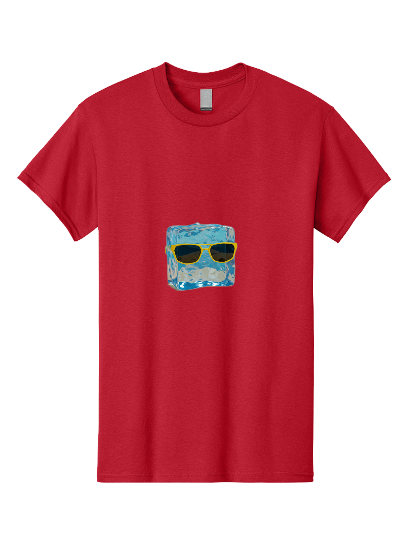 Ice-Cube-With-Sunglasses-2 Men'S Graphic Tee, 100% Cotton, Comfortable Casual Summer Wear, Machine Washable, Vintage Camera, Old Camera, Antique Camera, Black Camera, Classic Photography, Photography Equipment, Nostalgic Device, Film Camera, Bak763