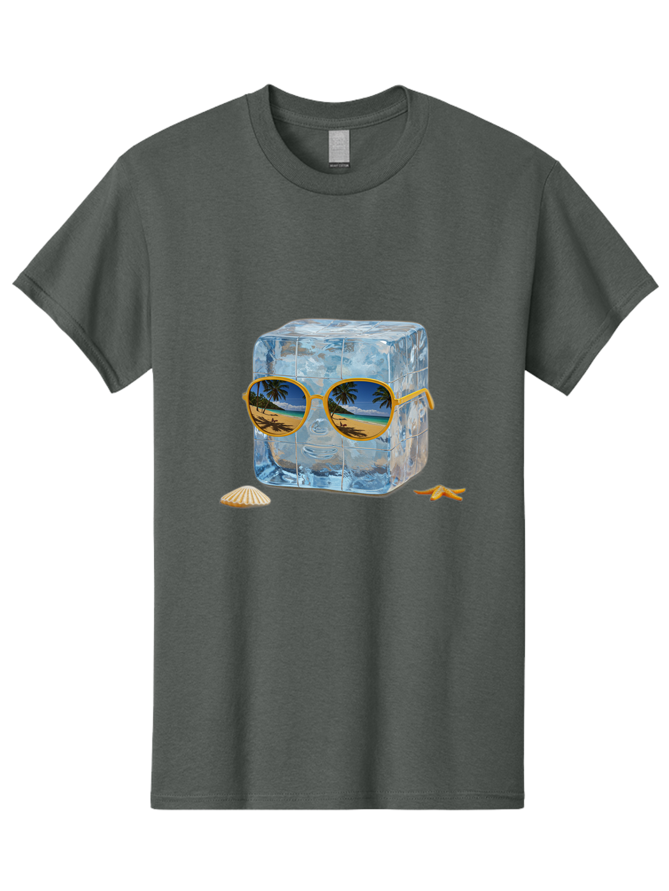 Ice-Cube-With-Sunglasses-3 Men'S Graphic Tee, 100% Cotton, Comfortable Casual Summer Wear, Machine Washable, Vintage Camera, Old Camera, Antique Camera, Black Camera, Classic Photography, Photography Equipment, Nostalgic Device, Film Camera, Bak764