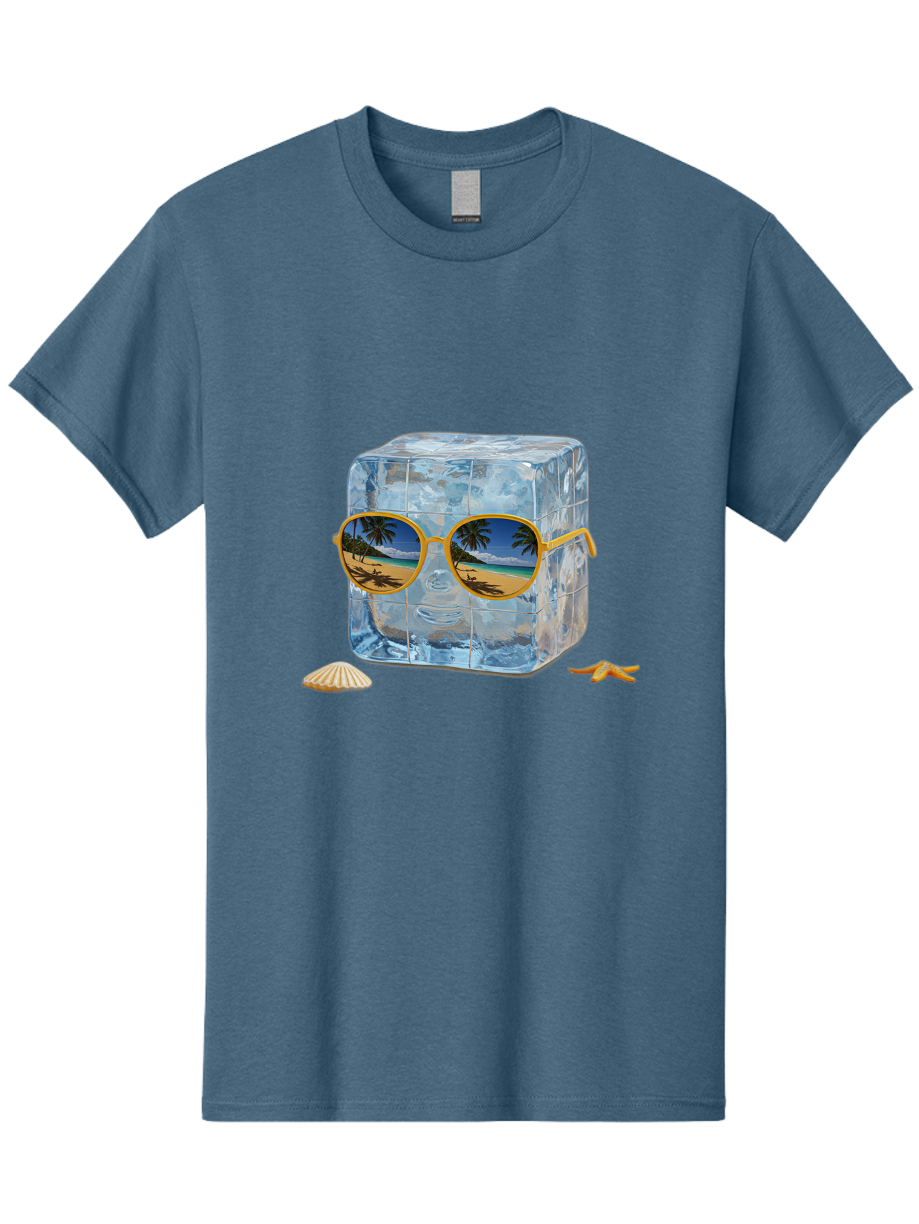 Ice-Cube-With-Sunglasses-3 Men'S Graphic Tee, 100% Cotton, Comfortable Casual Summer Wear, Machine Washable, Vintage Camera, Old Camera, Antique Camera, Black Camera, Classic Photography, Photography Equipment, Nostalgic Device, Film Camera, Bak764
