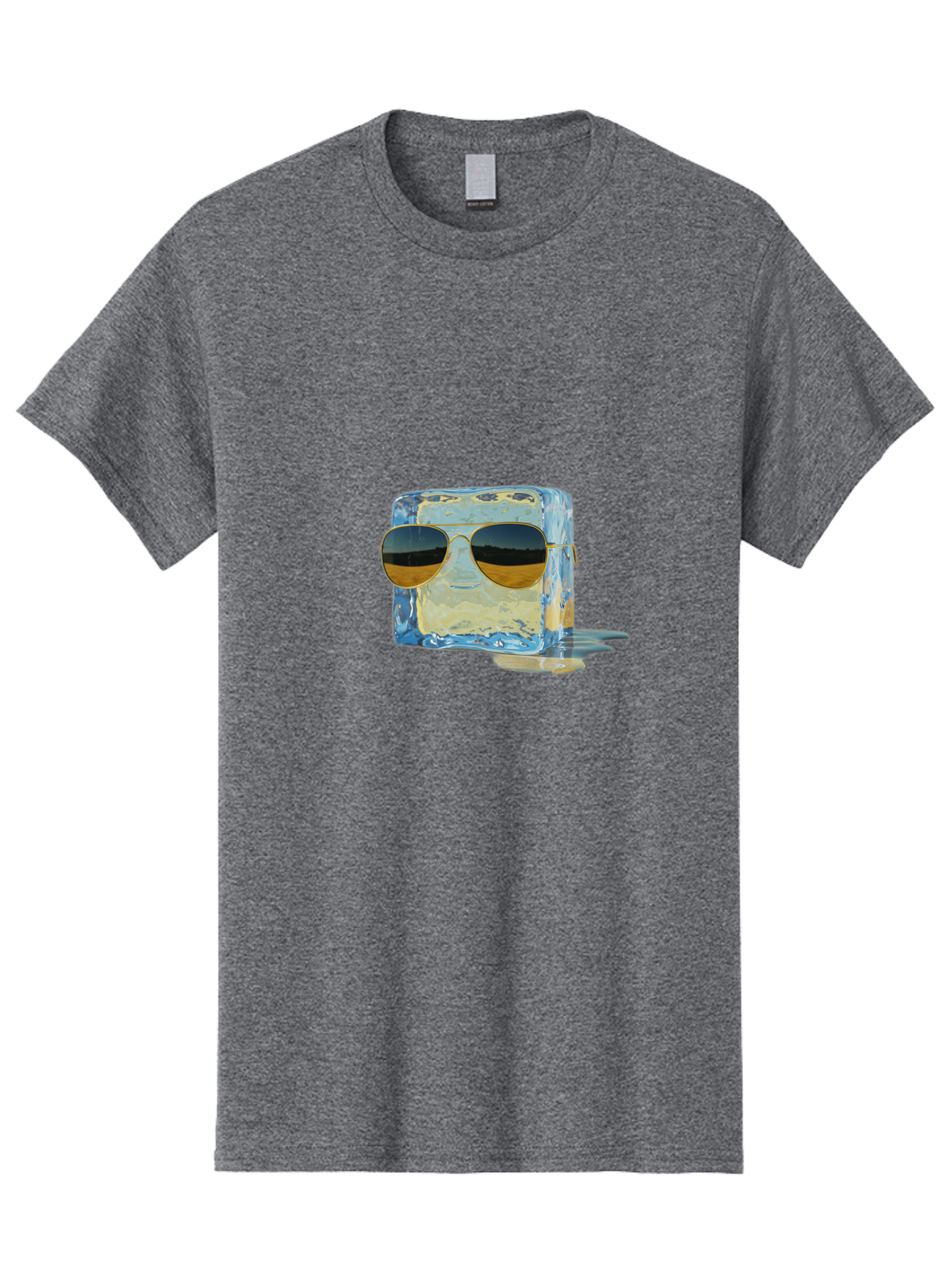 Ice-Cube-With-Sunglasses Men'S Graphic Tee, 100% Cotton, Comfortable Casual Summer Wear, Machine Washable, Vintage Camera, Old Camera, Antique Camera, Black Camera, Classic Photography, Photography Equipment, Nostalgic Device, Film Camera, Bak765