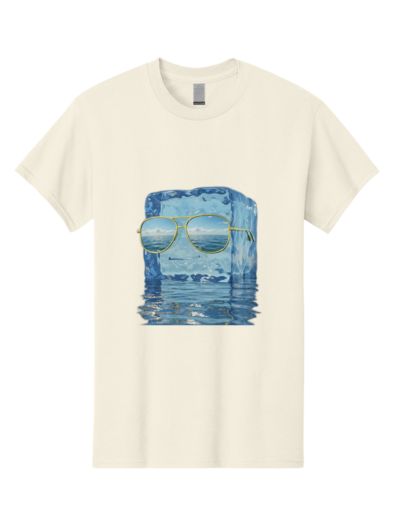 Iceberg-Sunglasses Men'S Graphic Tee, 100% Cotton, Comfortable Casual Summer Wear, Machine Washable, Vintage Camera, Old Camera, Antique Camera, Black Camera, Classic Photography, Photography Equipment, Nostalgic Device, Film Camera, Bak769